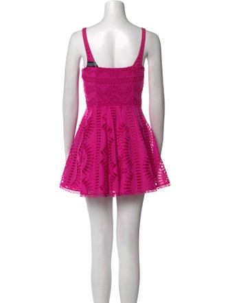 Charo Ruiz Square Neckline Mini Dress