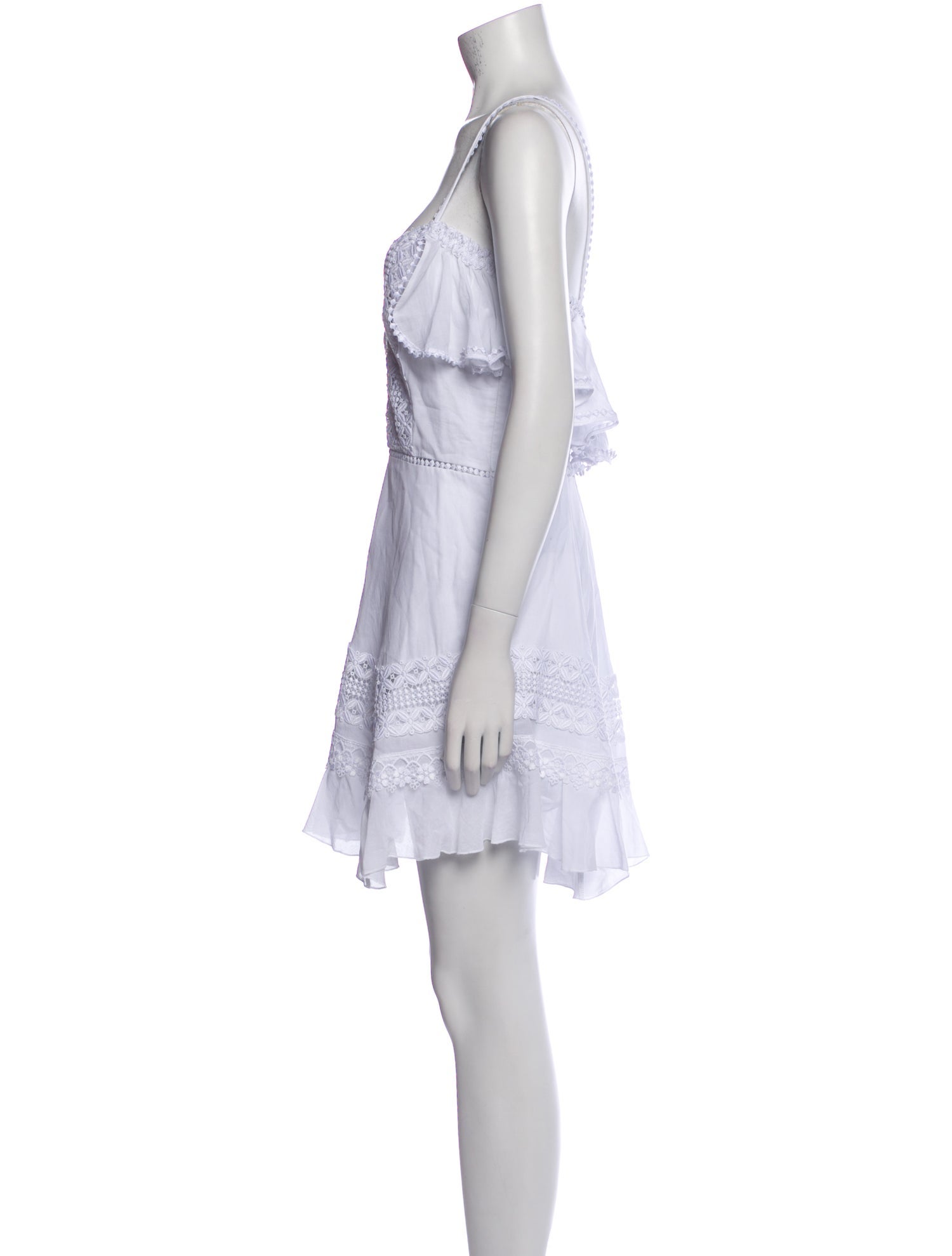 Charo Ruiz V-Neck Mini Dress