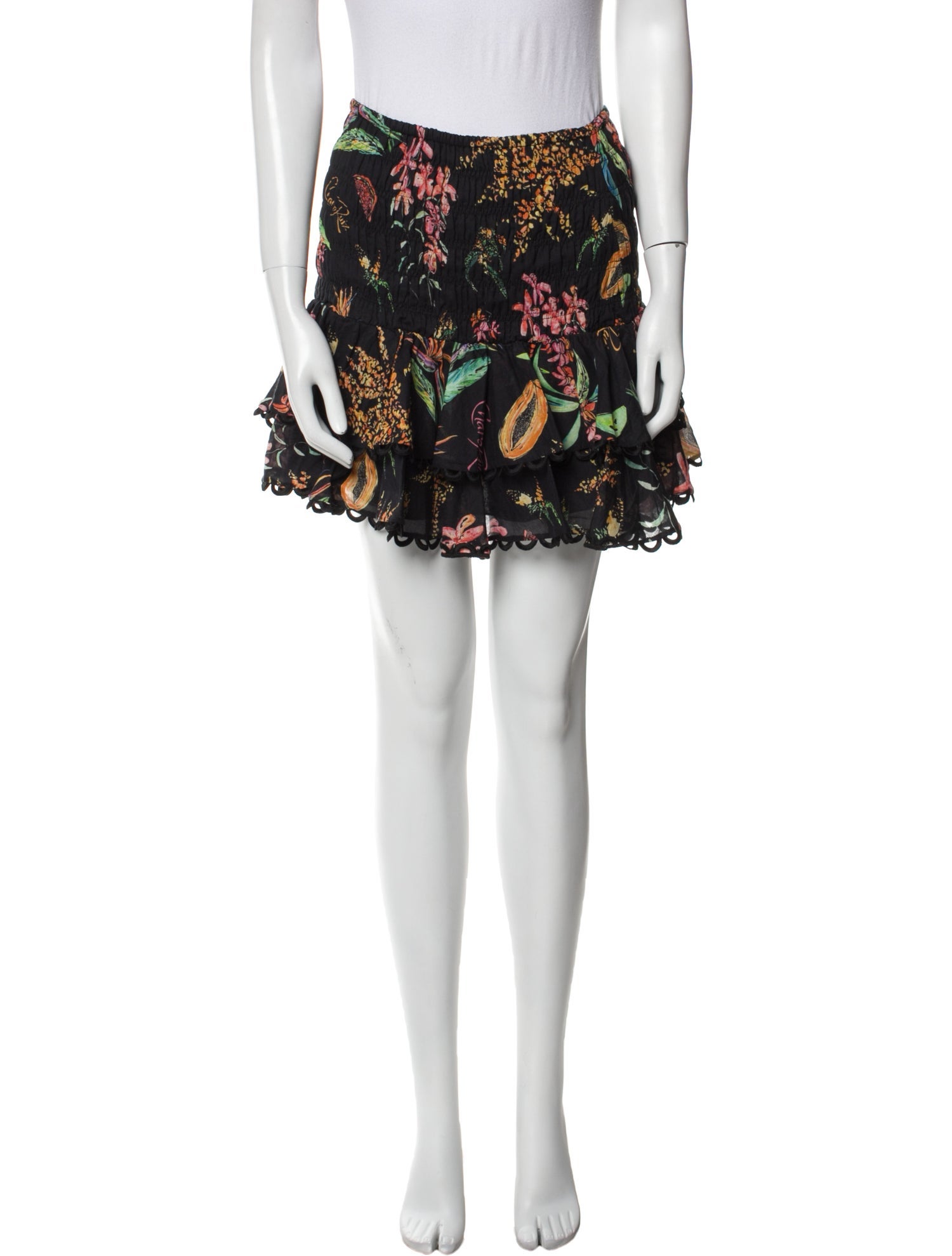 Charo Ruiz Printed Mini Skirt