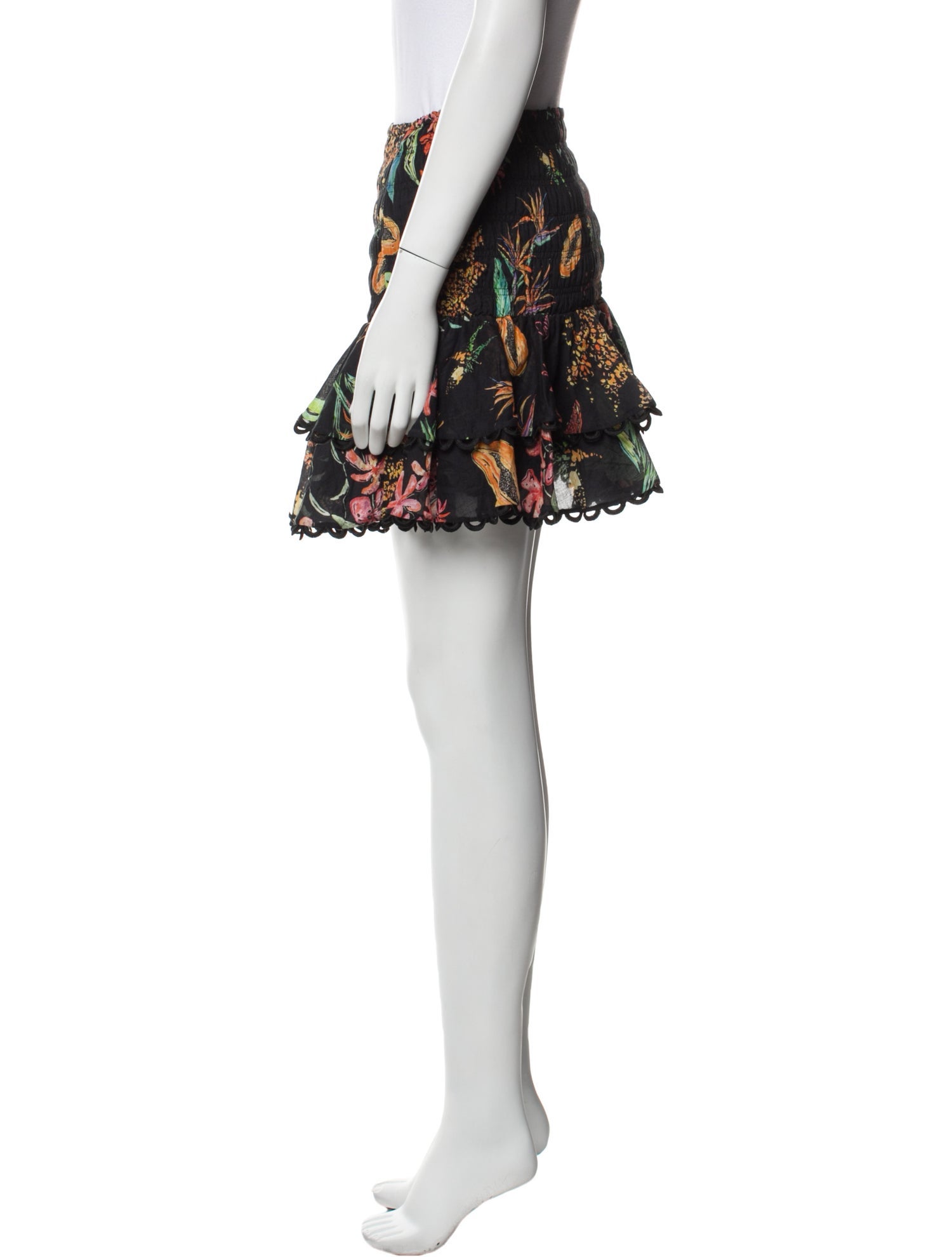 Charo Ruiz Printed Mini Skirt