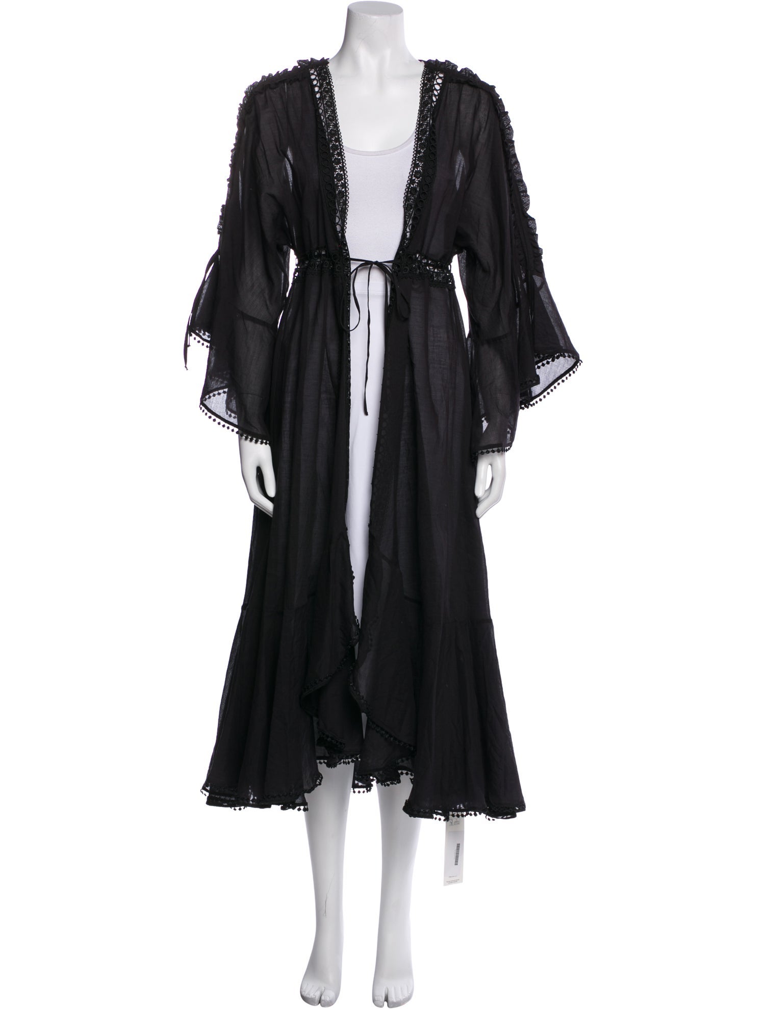 Charo Ruiz Ruffle Embellishment Robe