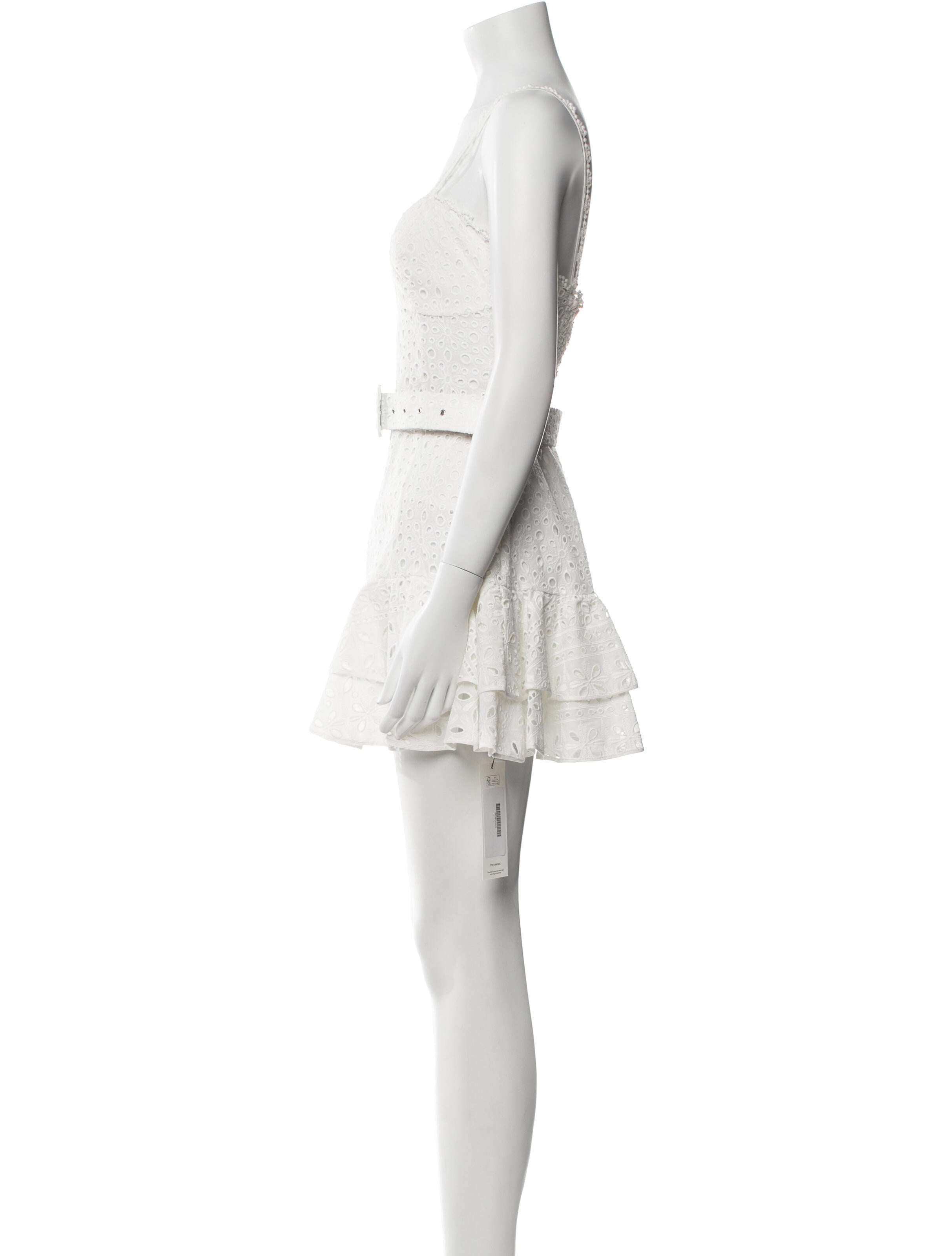 Charo Ruiz Lace Pattern Mini Dress