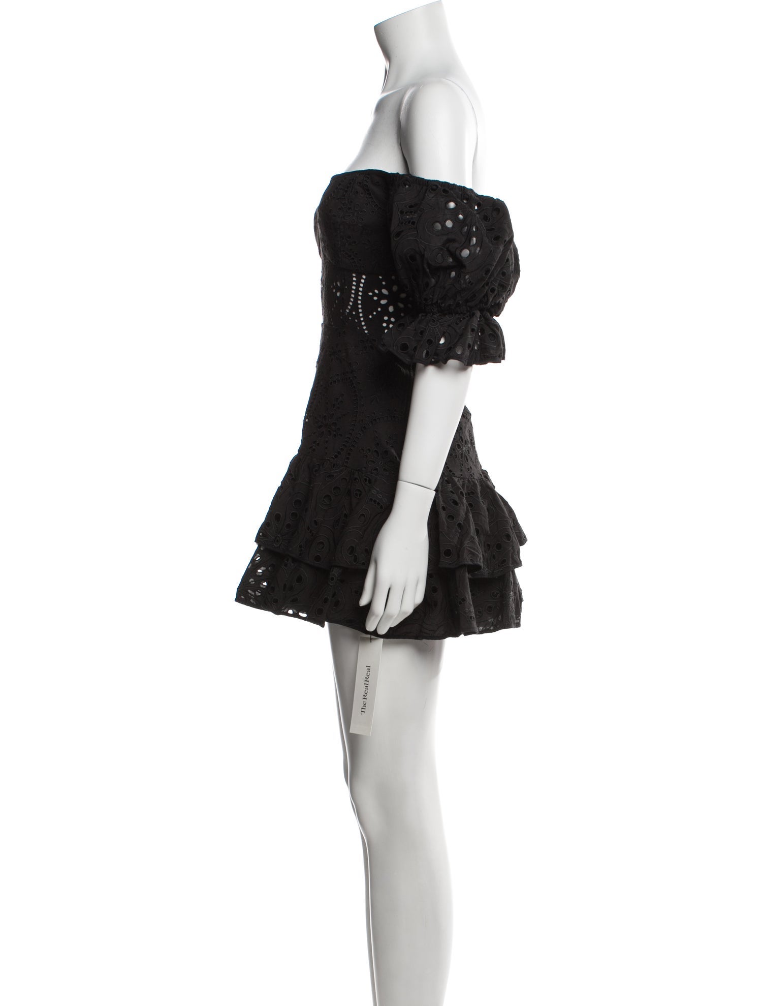 Charo Ruiz Lace Pattern Mini Dress