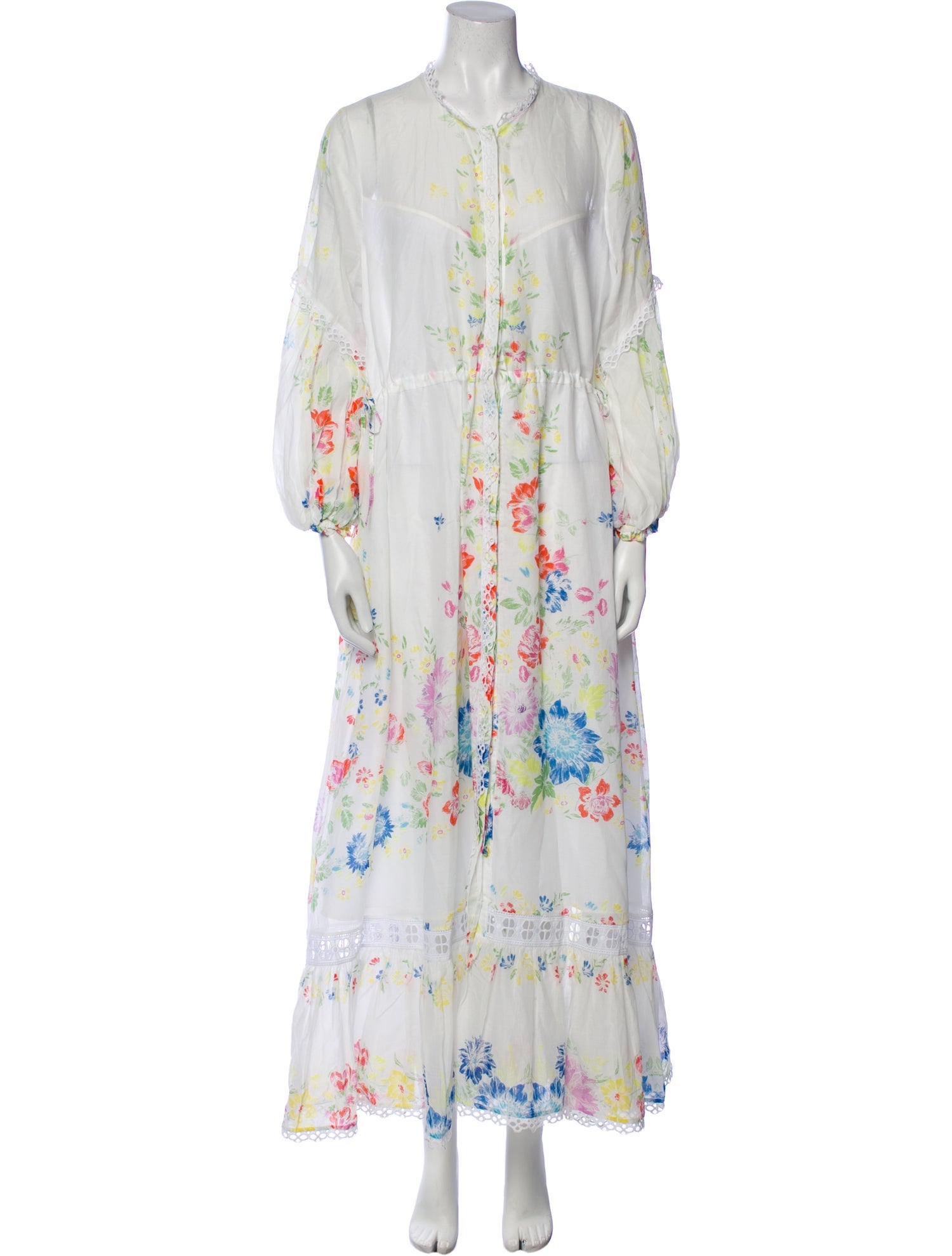 Charo Ruiz Floral Print Long Dress