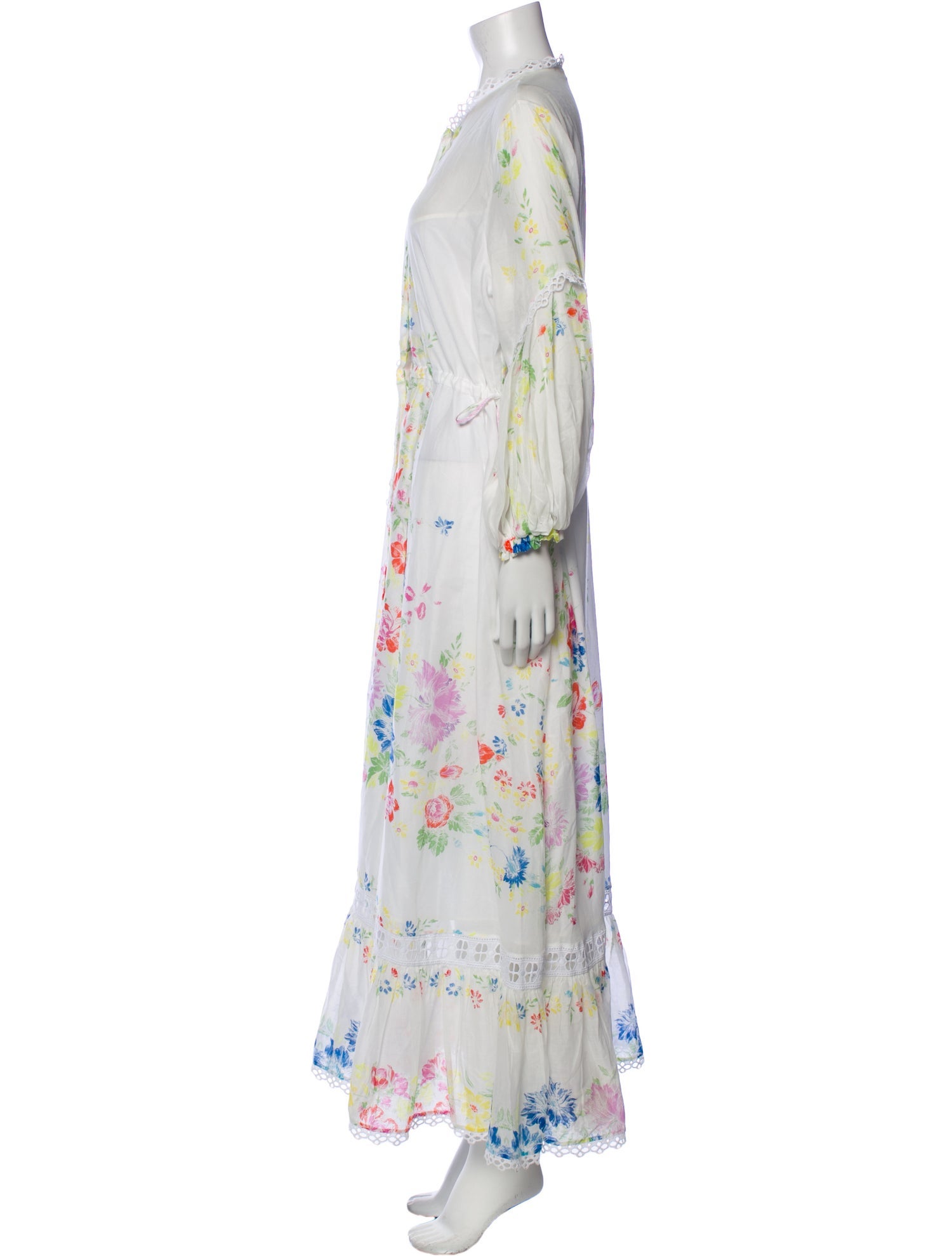 Charo Ruiz Floral Print Long Dress