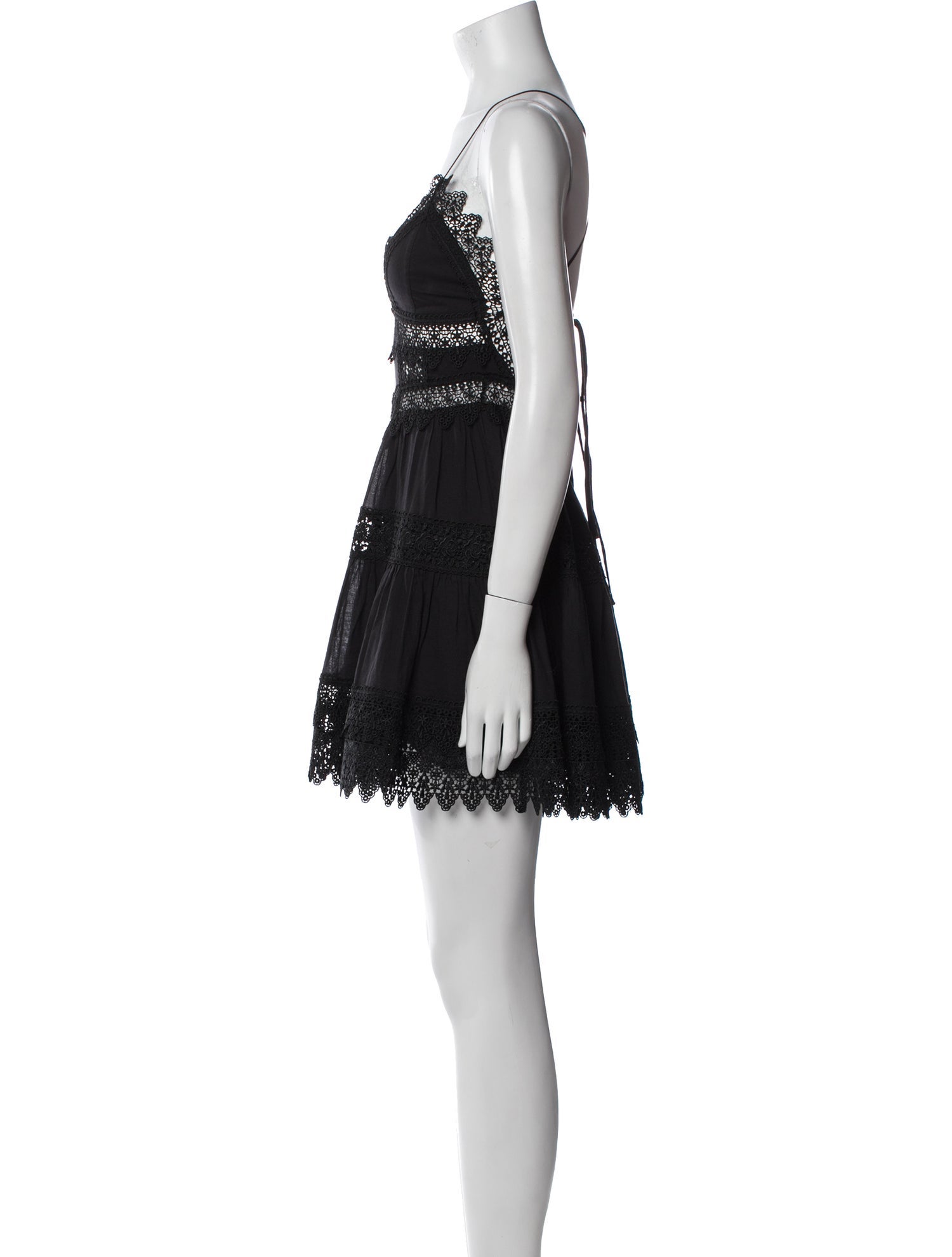 Charo Ruiz V-Neck Mini Dress