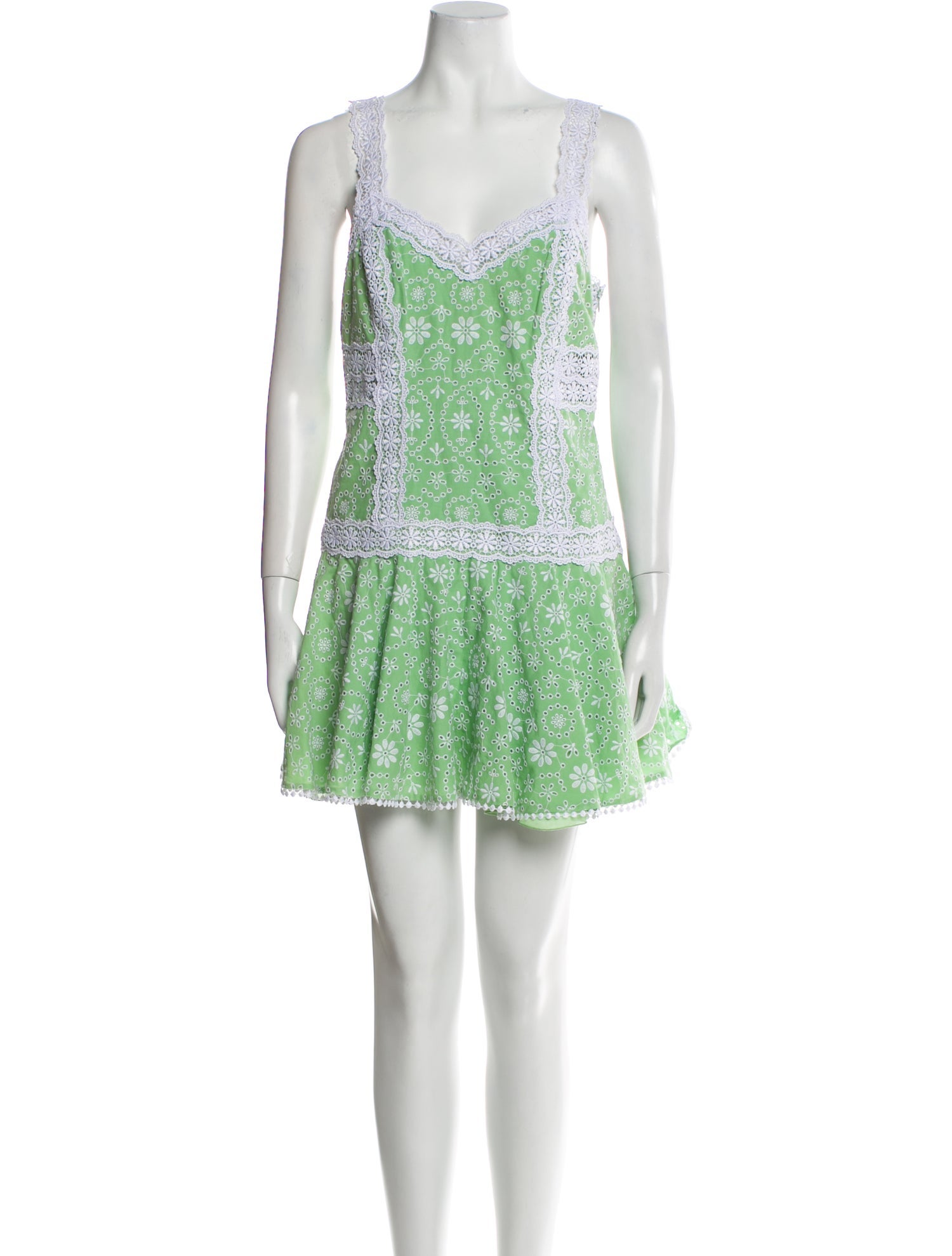 Charo Ruiz V-Neck Mini Dress