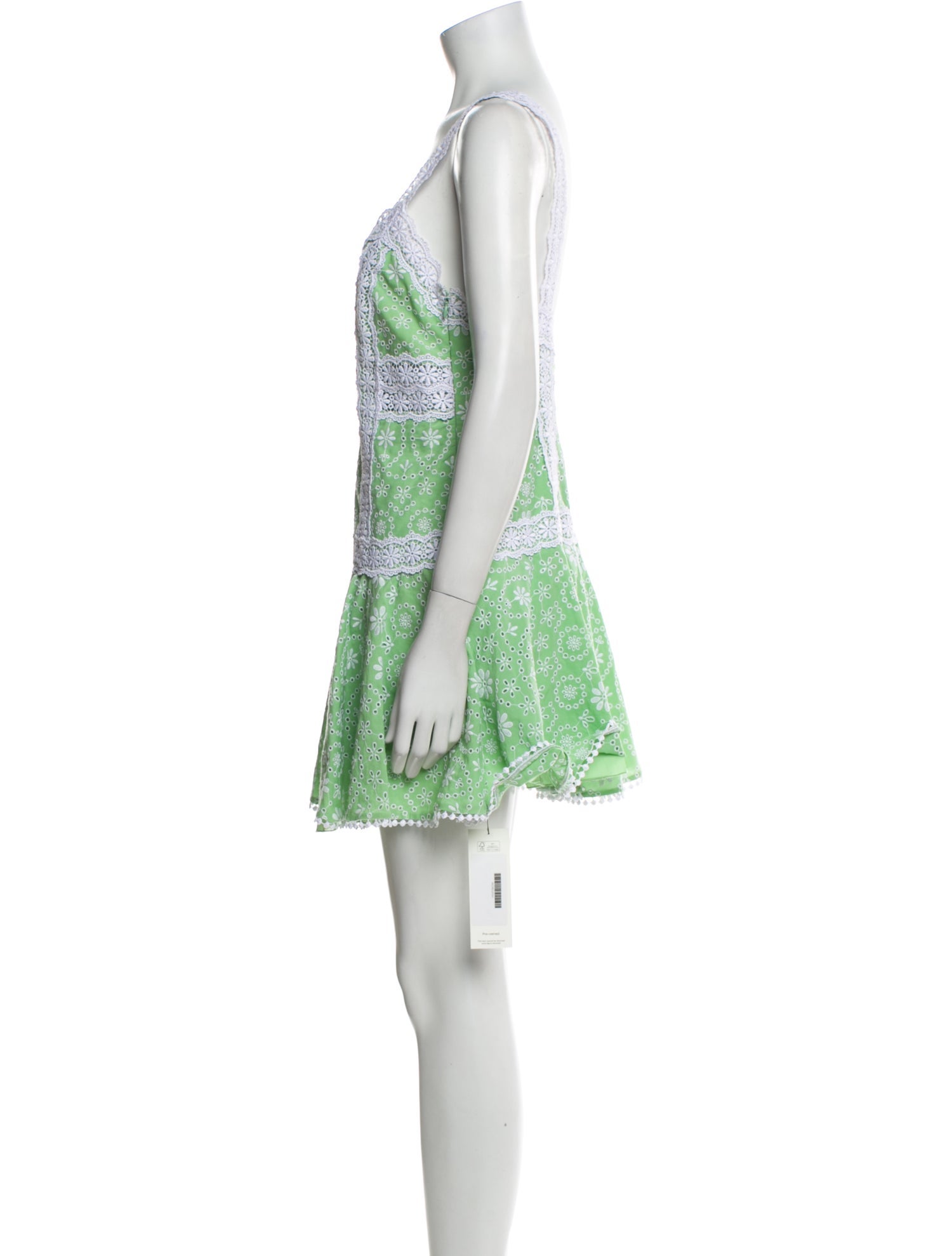 Charo Ruiz V-Neck Mini Dress