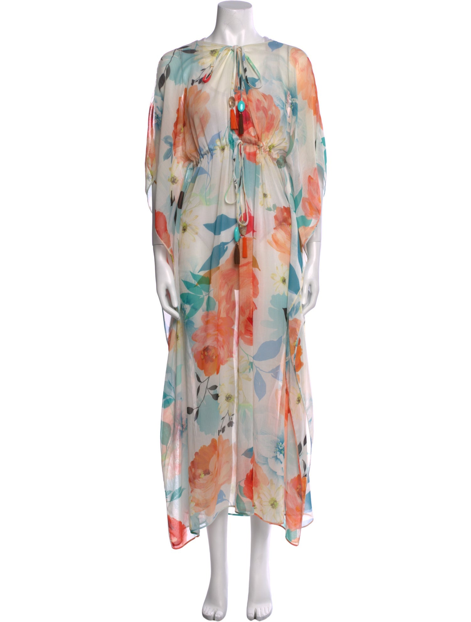 Charo Ruiz Floral Print Long Dress