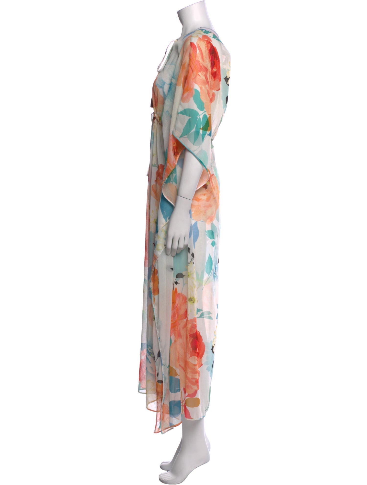 Charo Ruiz Floral Print Long Dress