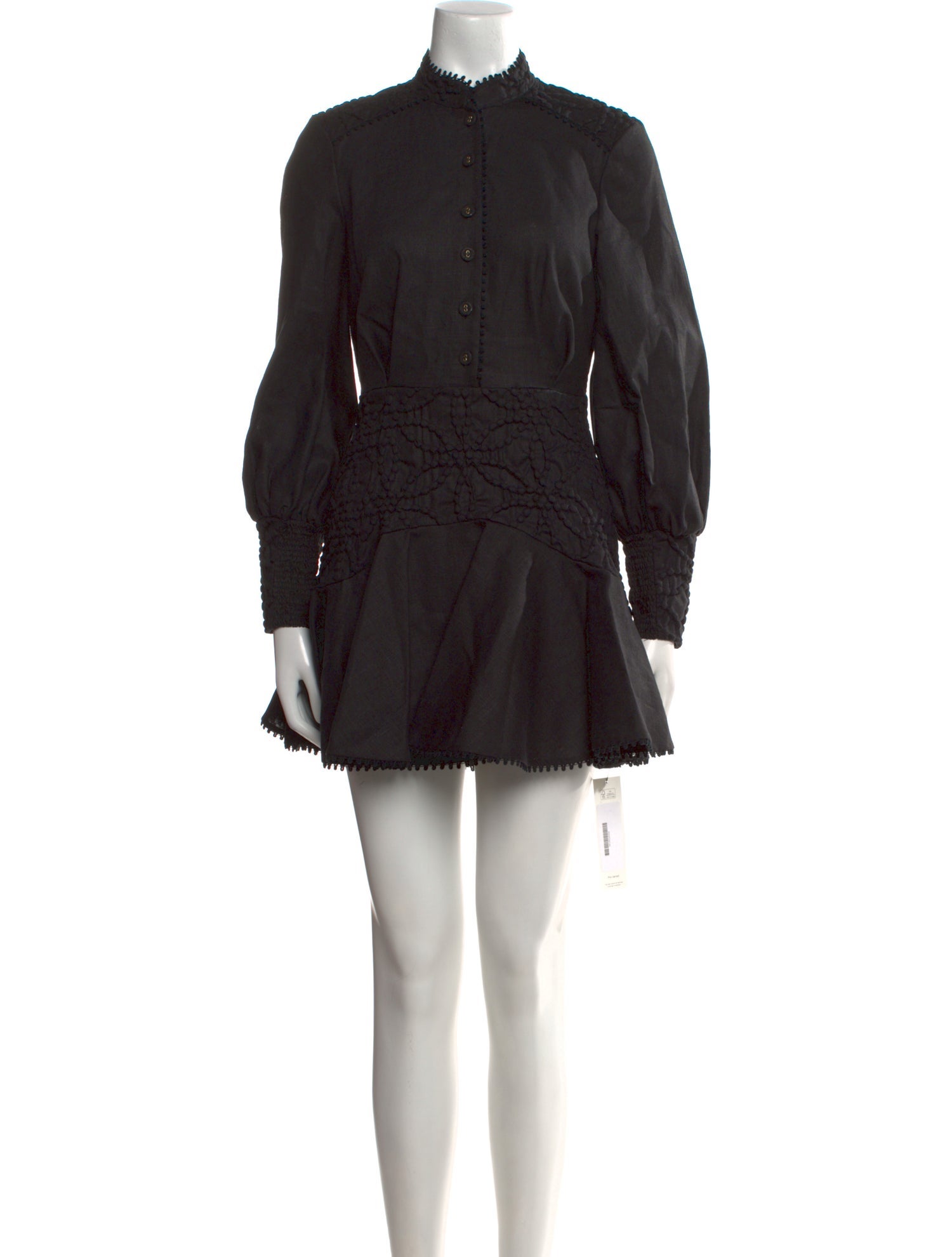 Charo Ruiz Mock Neck Mini Dress