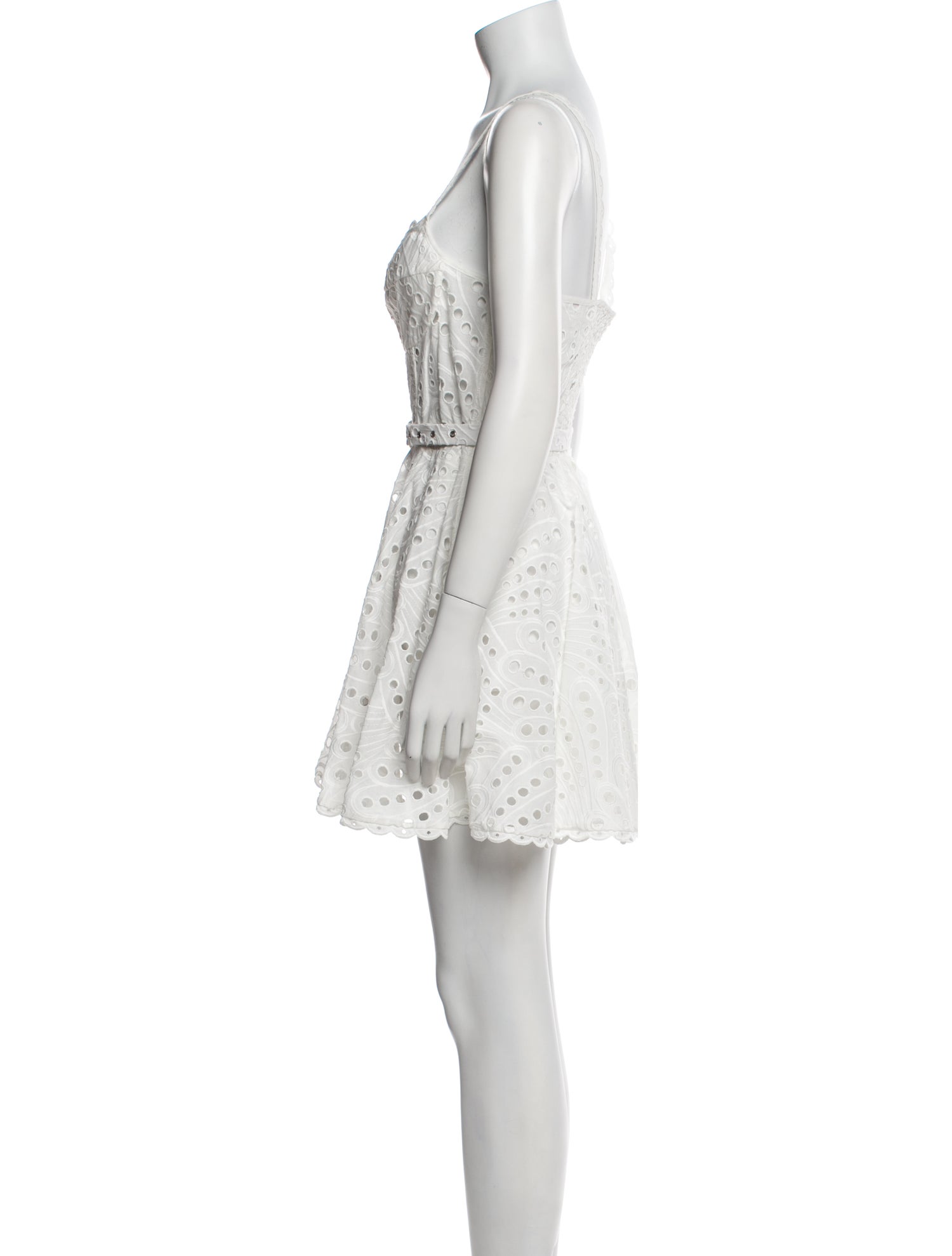 Charo Ruiz Lace Pattern Mini Dress