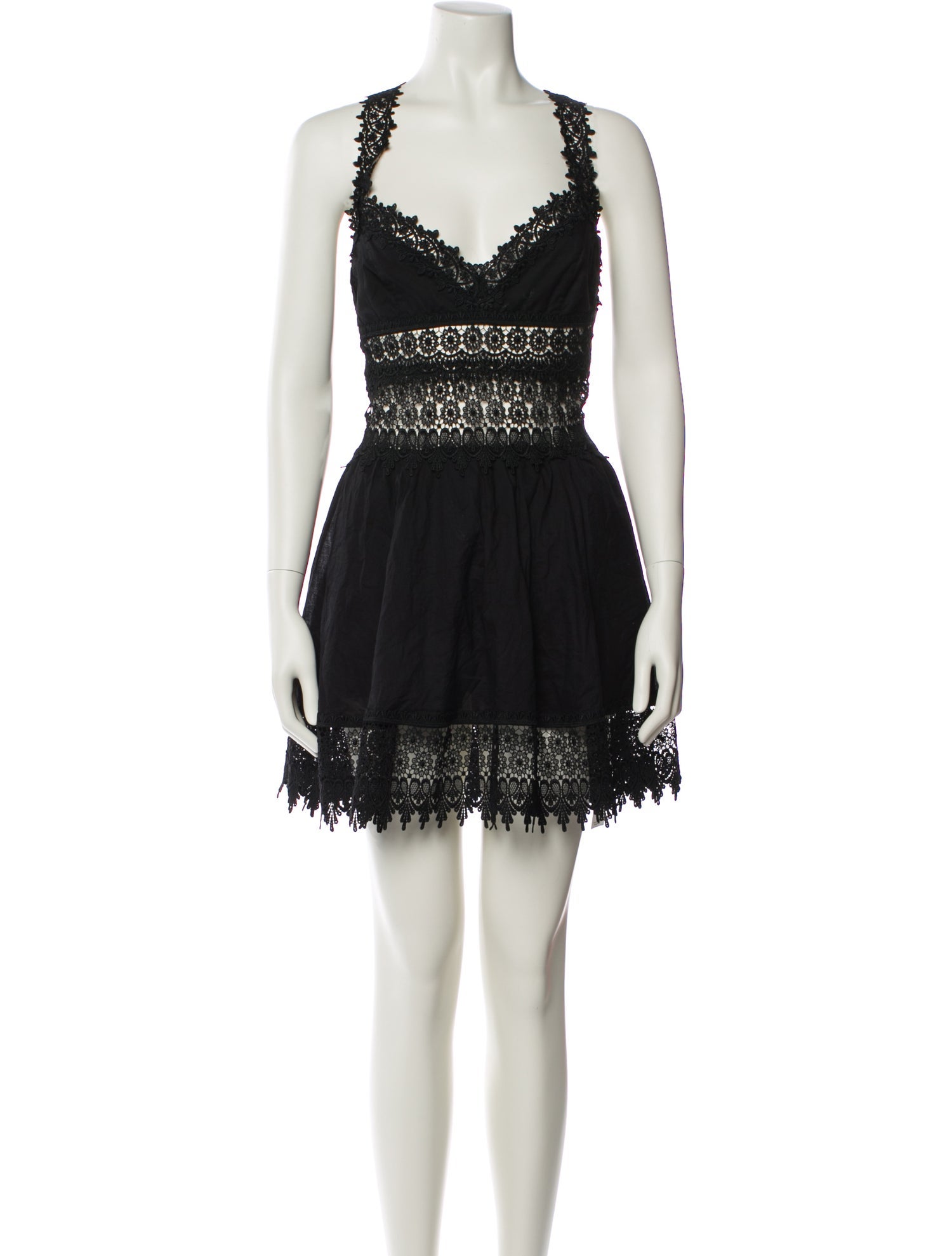 Charo Ruiz V-Neck Mini Dress