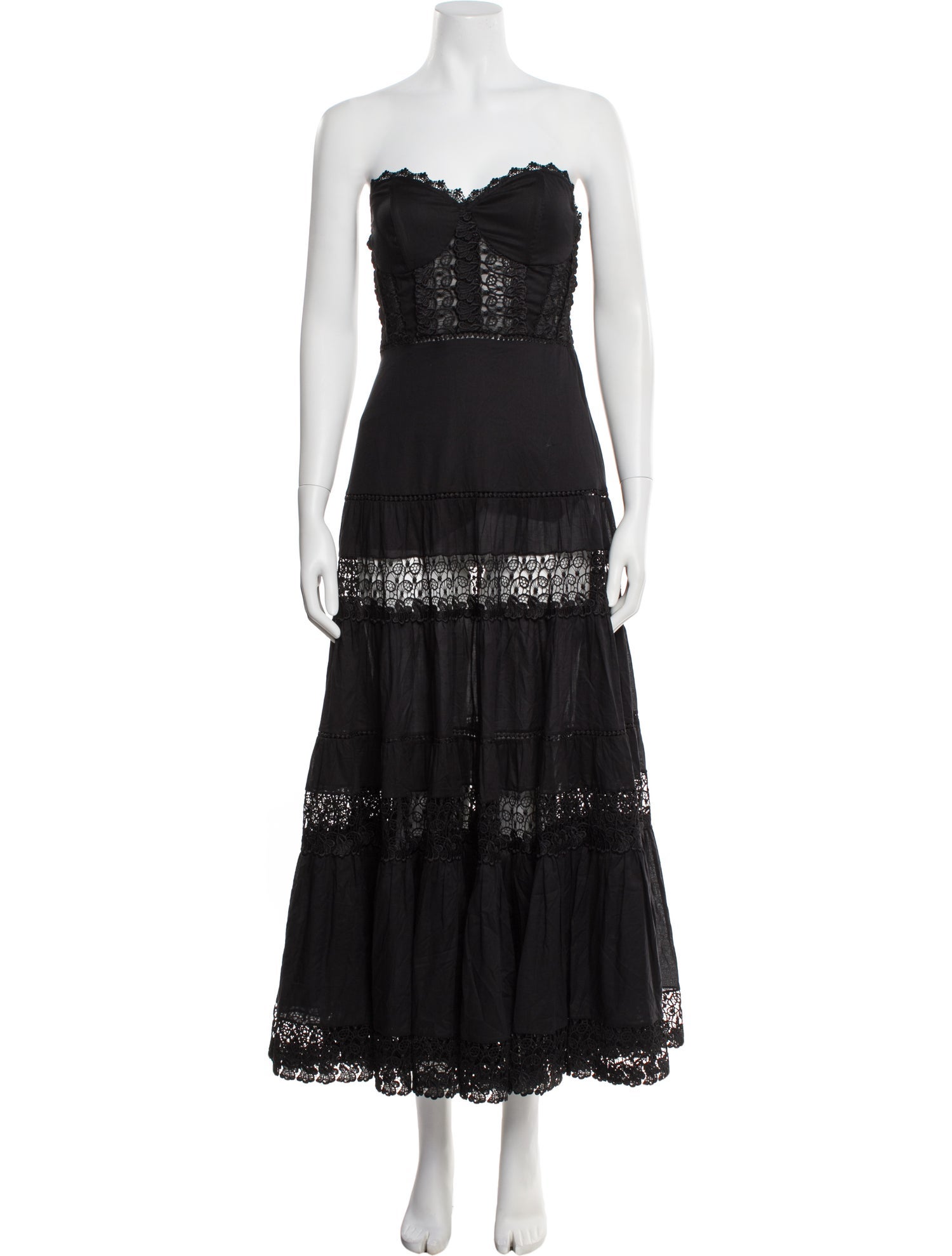 Charo Ruiz Strapless Long Dress w/ Tags