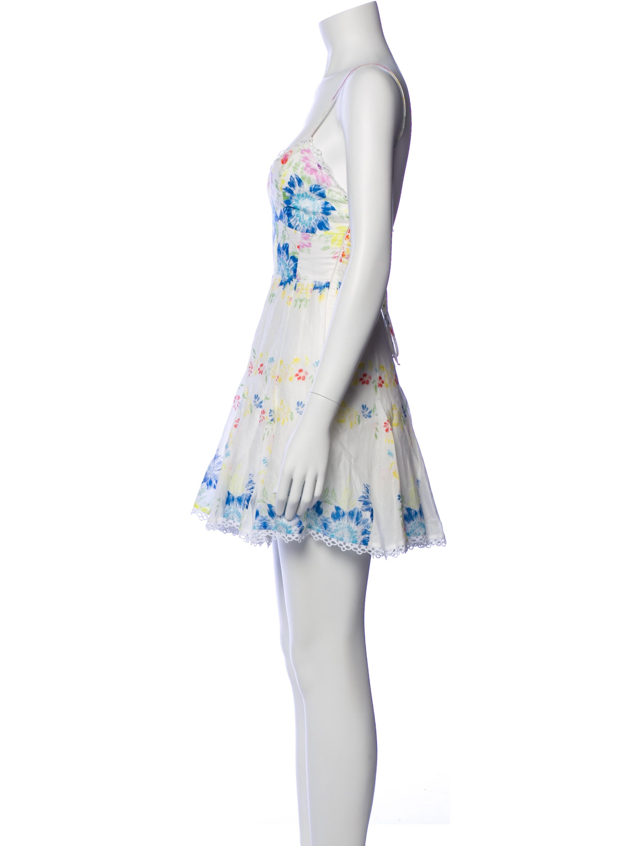 Charo Ruiz Floral Print Mini Dress