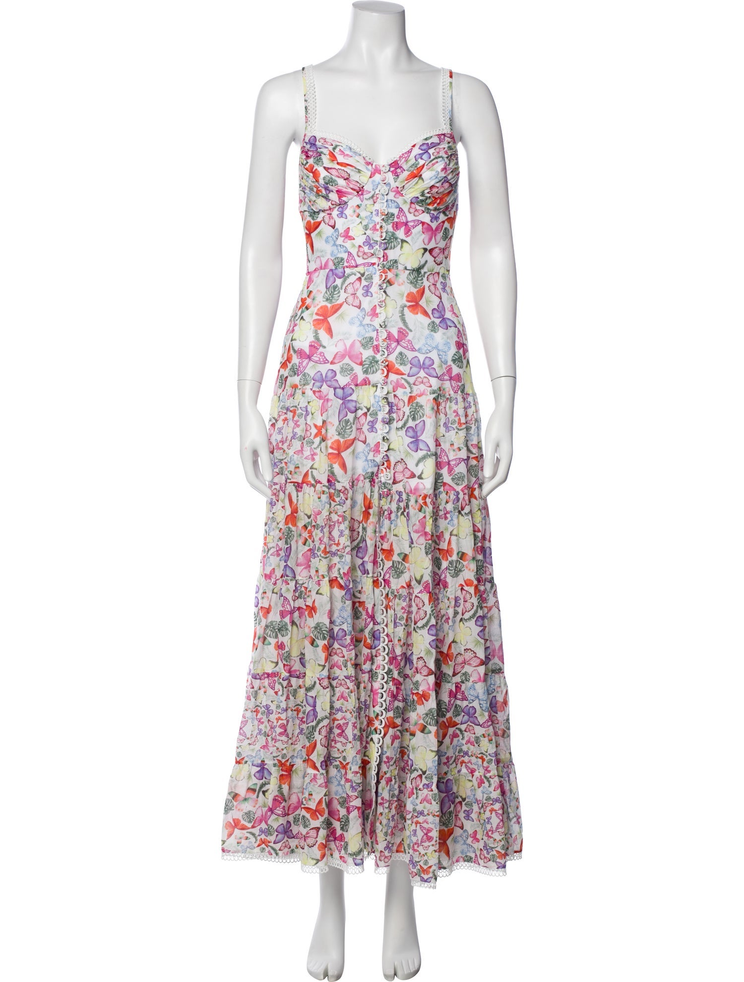 Charo Ruiz Floral Print Long Dress