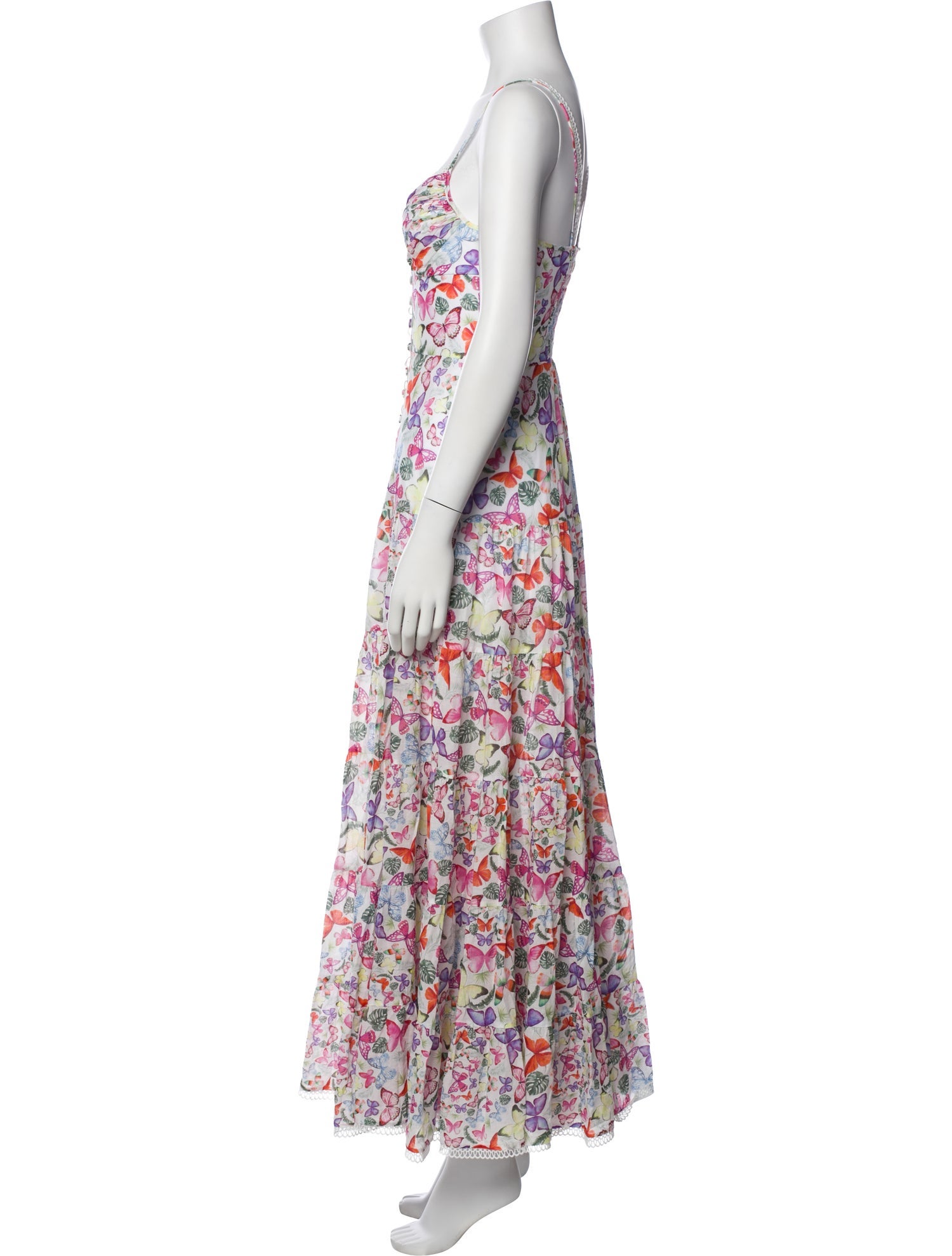 Charo Ruiz Floral Print Long Dress