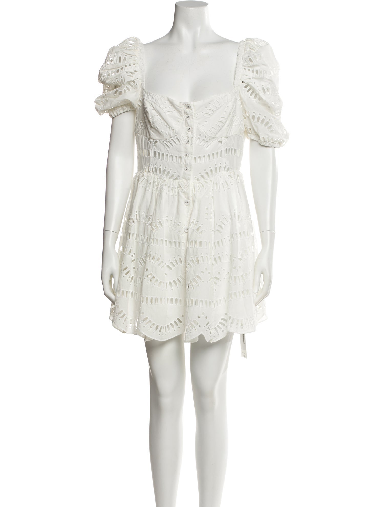 Charo Ruiz Square Neckline Mini Dress