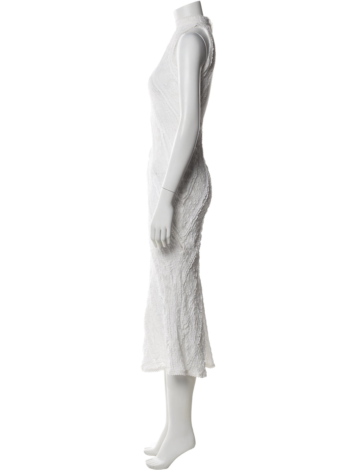 Charo Ruiz Mock Neck Long Dress