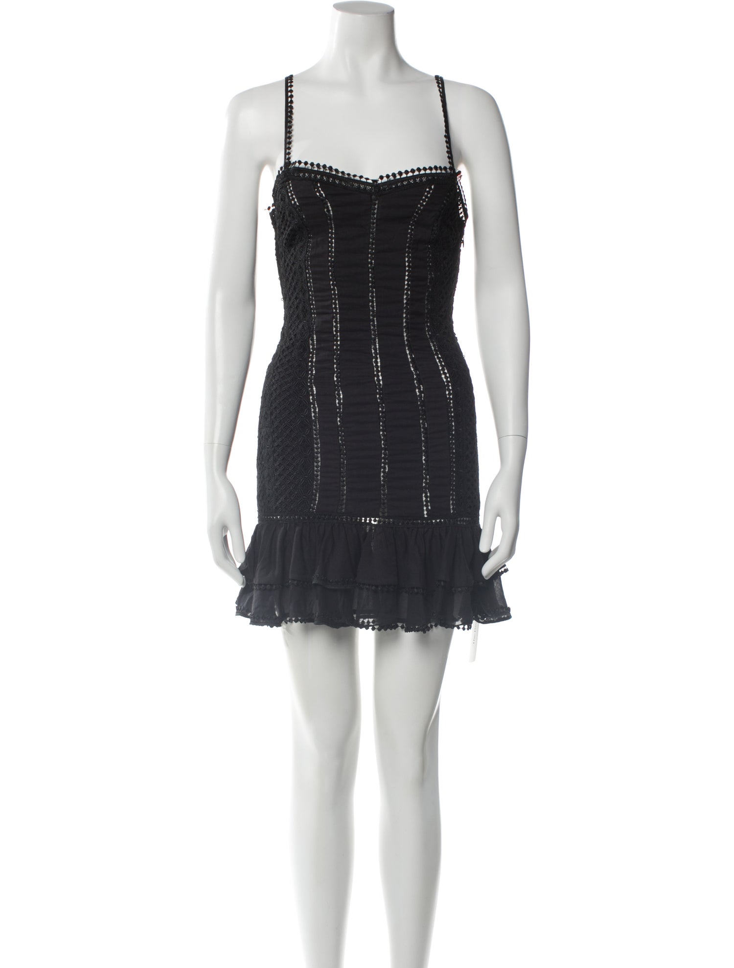 Charo Ruiz Square Neckline Mini Dress