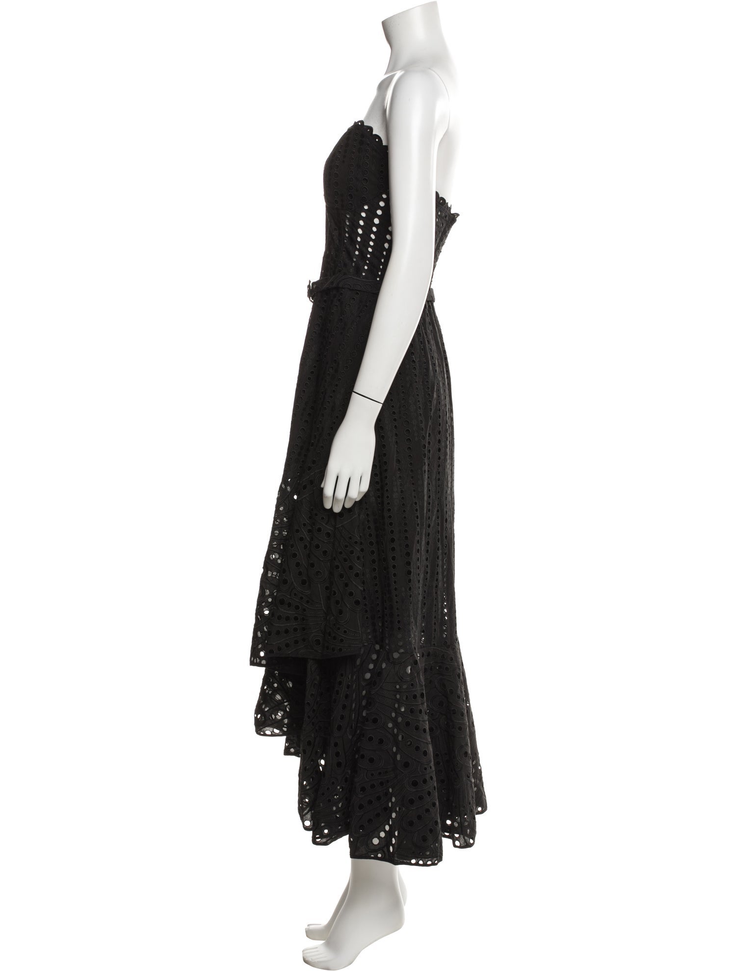 Charo Ruiz Strapless Midi Length Dress