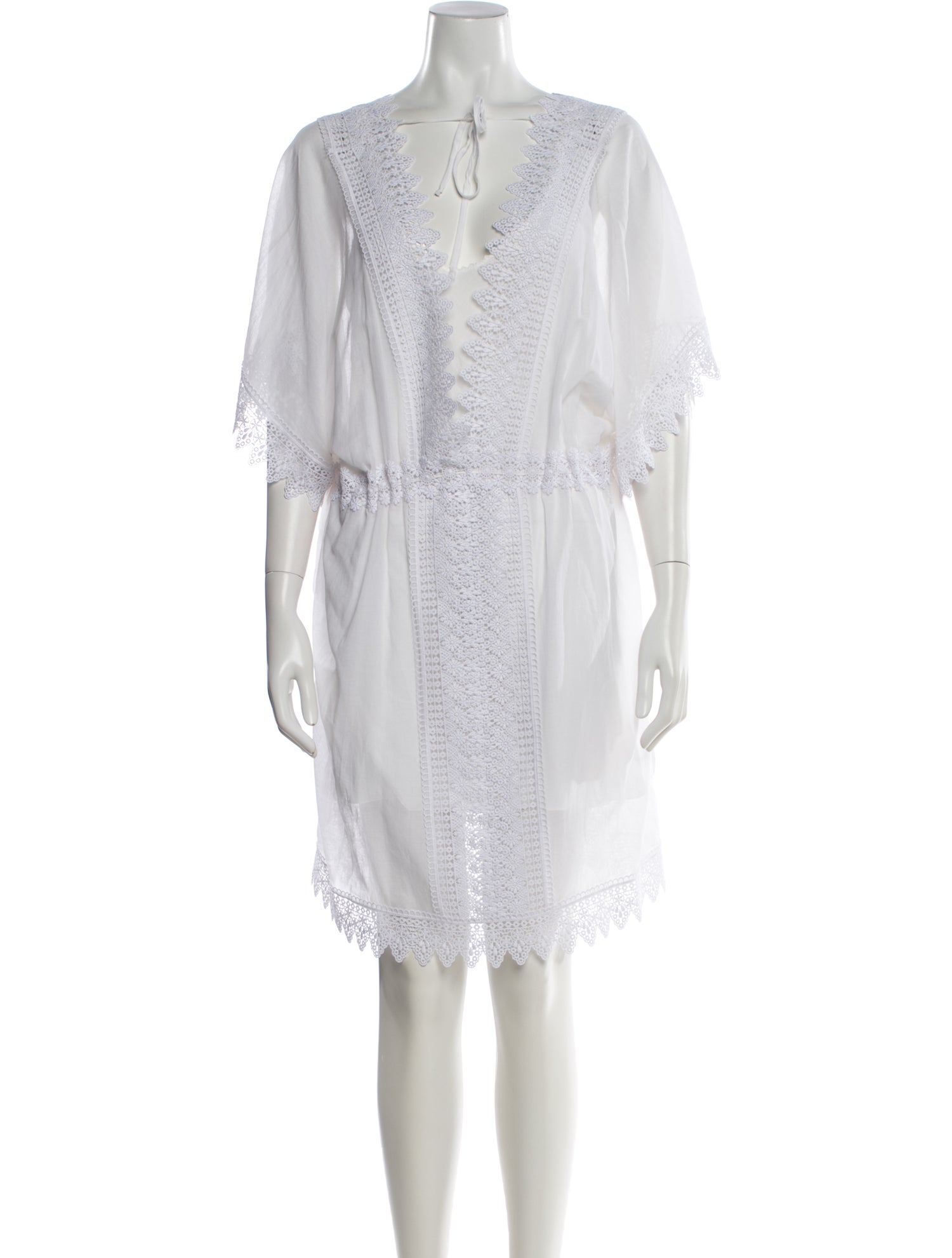 Charo Ruiz V-Neck Mini Dress