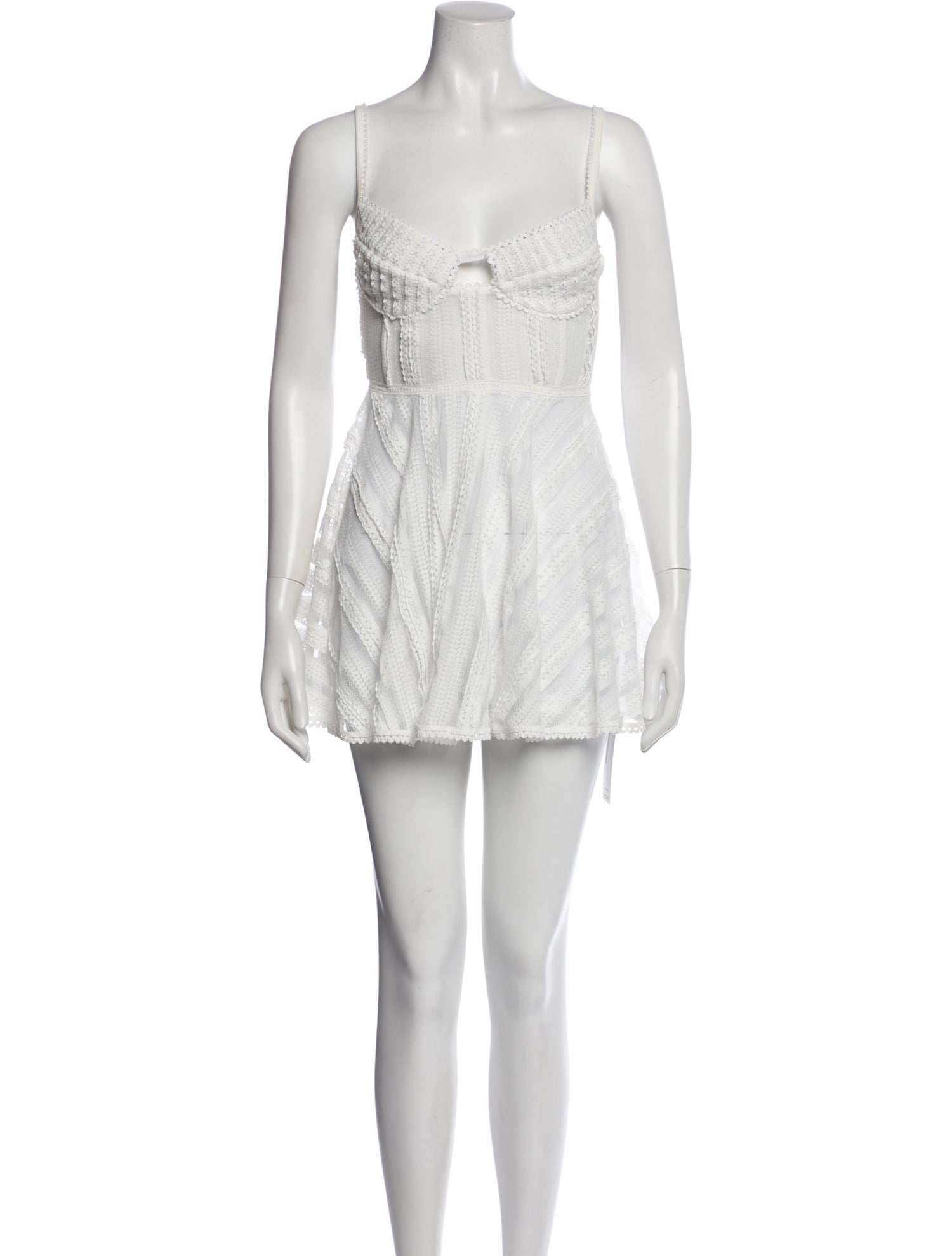 Charo Ruiz Square Neckline Mini Dress