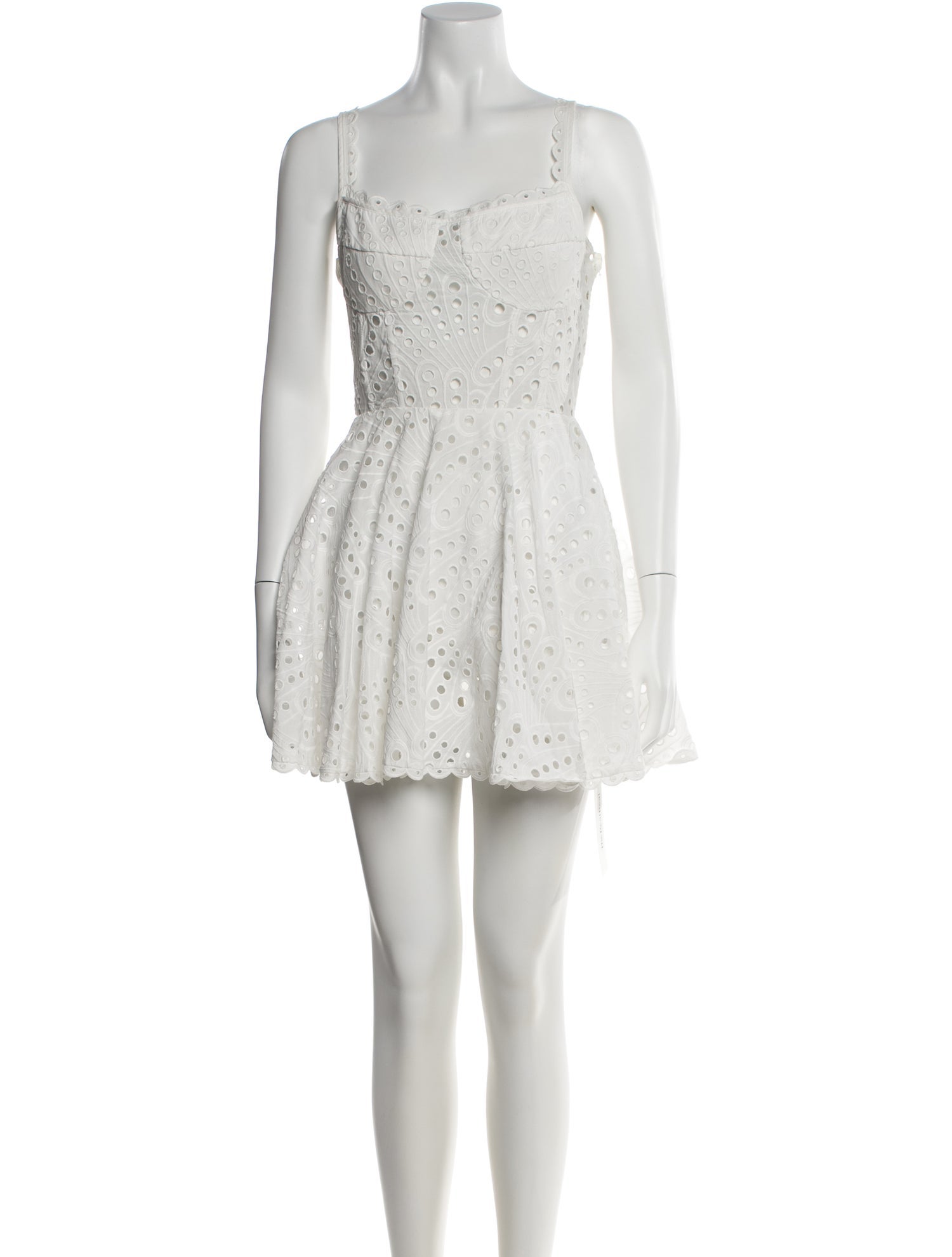 Charo Ruiz Lace Pattern Mini Dress