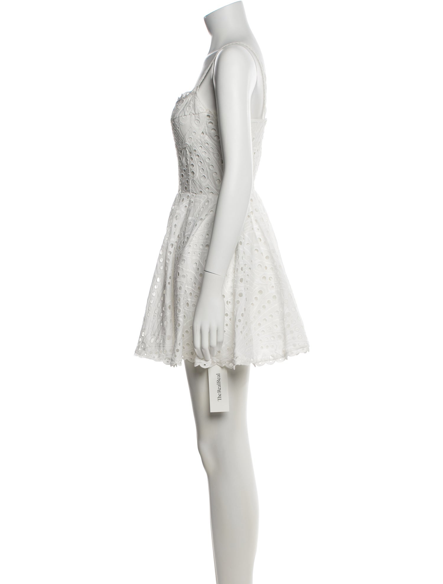 Charo Ruiz Lace Pattern Mini Dress