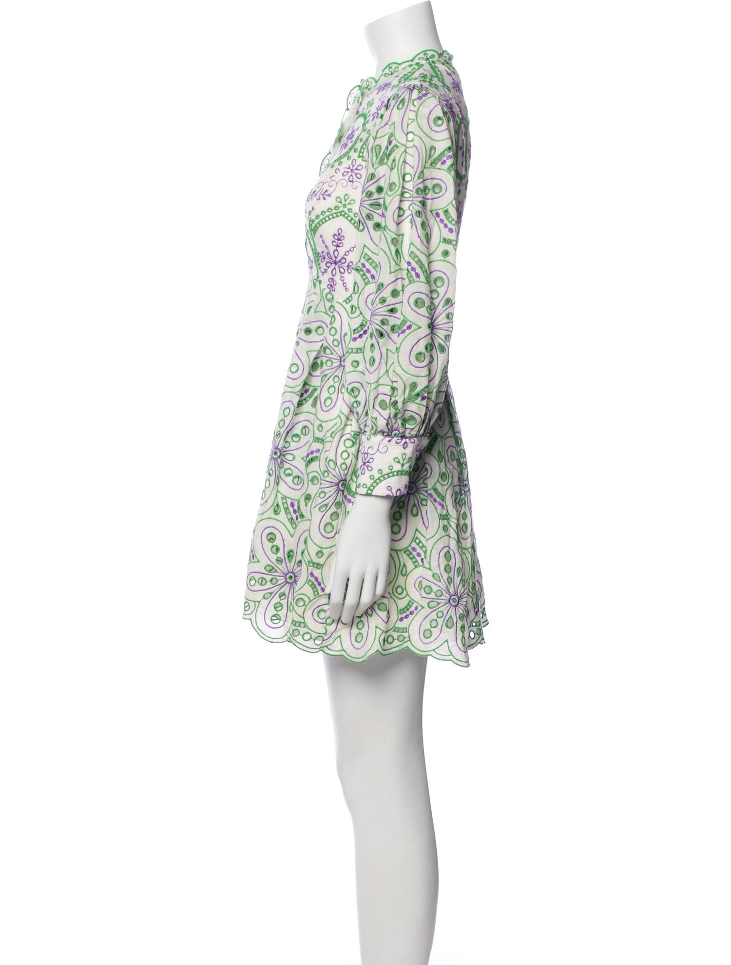 Charo Ruiz Paisley Print Mini Dress