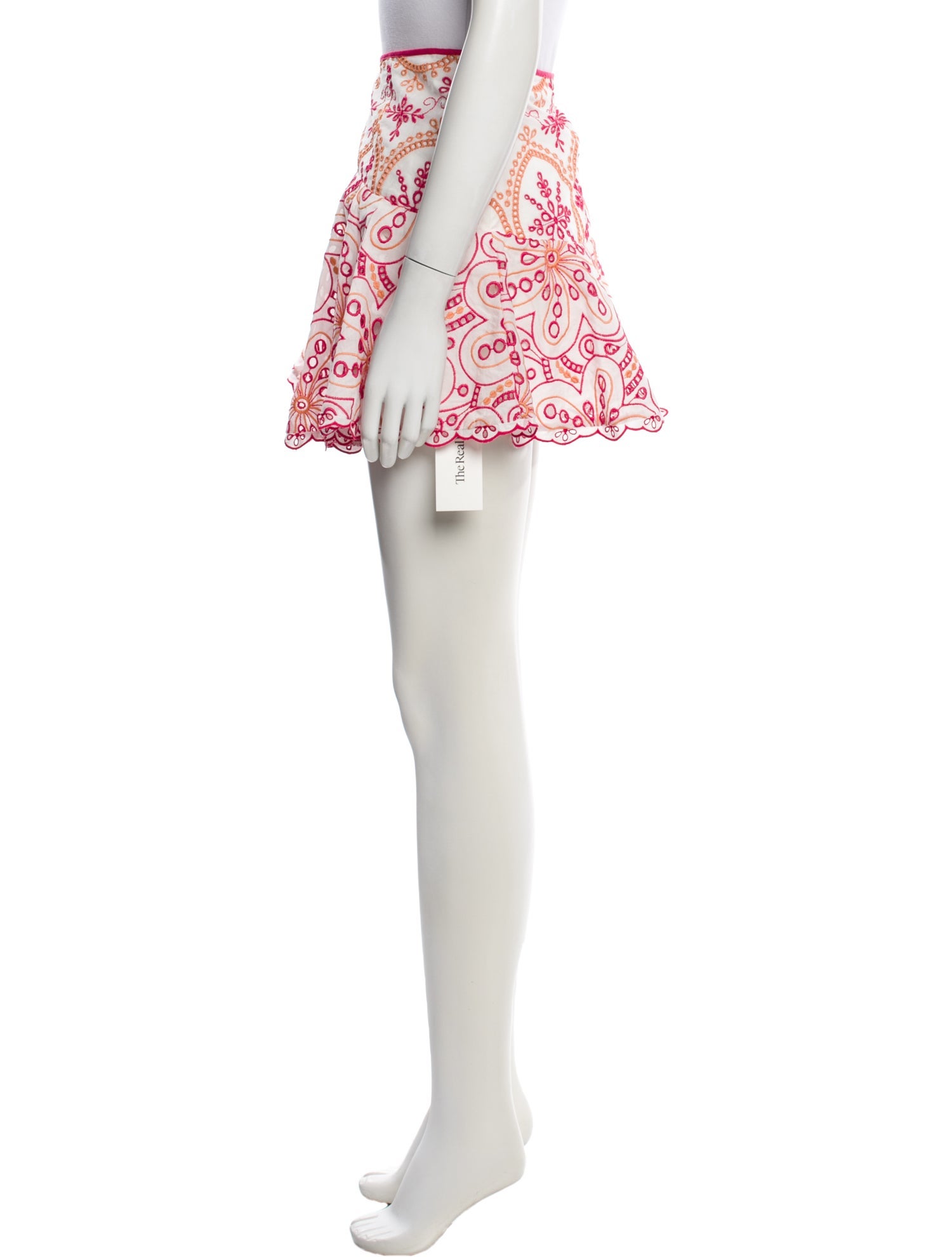 Charo Ruiz Lace Pattern Mini Skirt w/ Tags