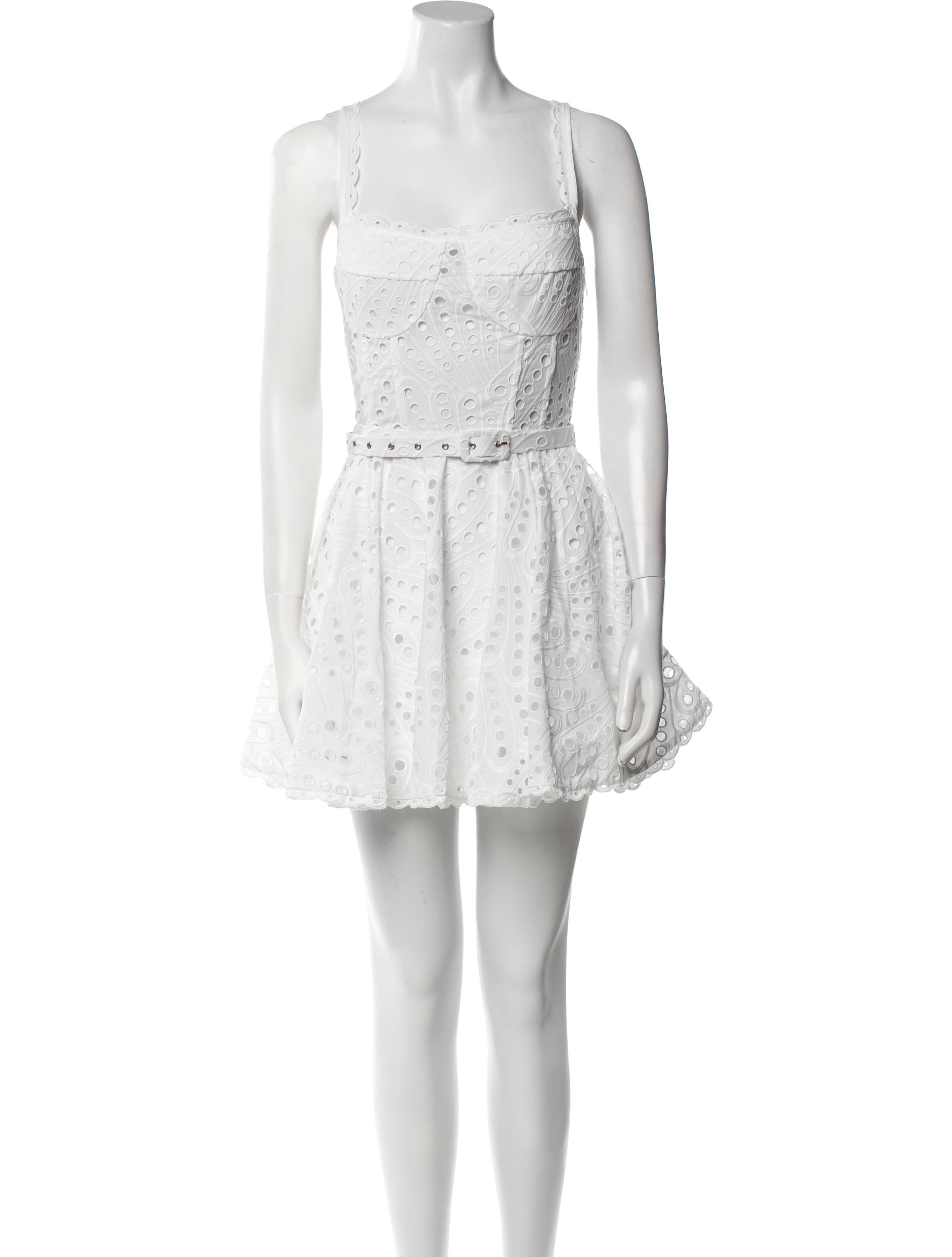 Charo Ruiz Square Neckline Mini Dress