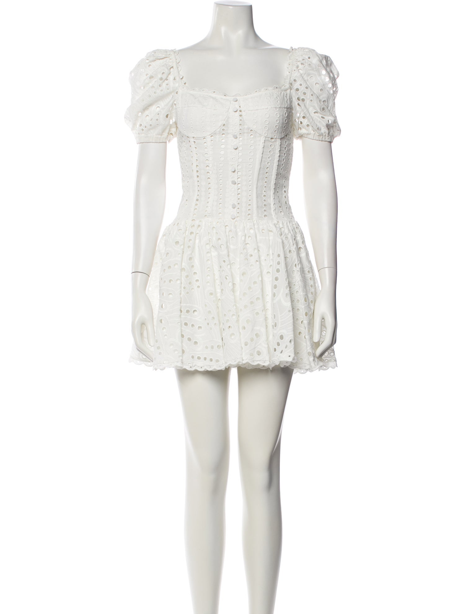 Charo Ruiz Square Neckline Mini Dress