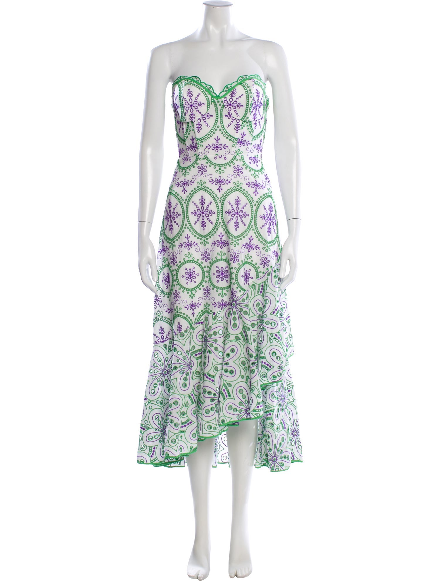 Charo Ruiz Floral Print Midi Length Dress