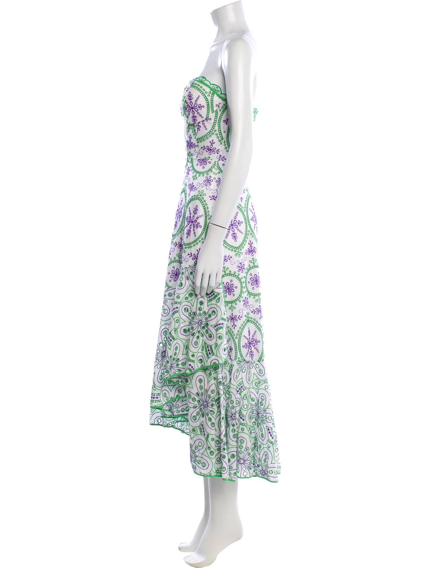 Charo Ruiz Floral Print Midi Length Dress
