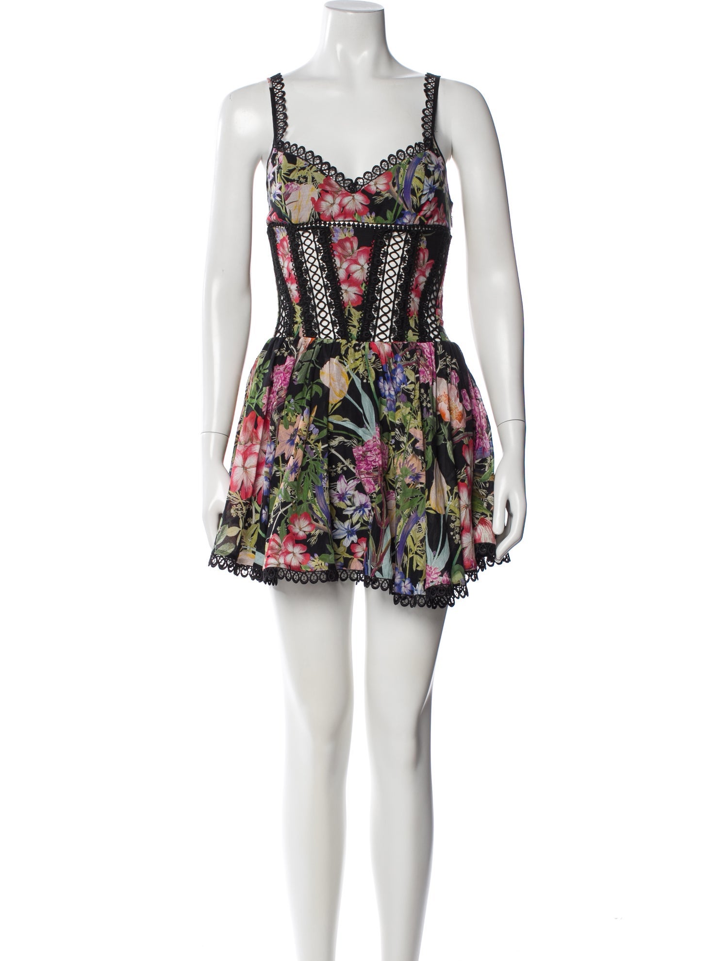 Charo Ruiz Floral Print Mini Dress