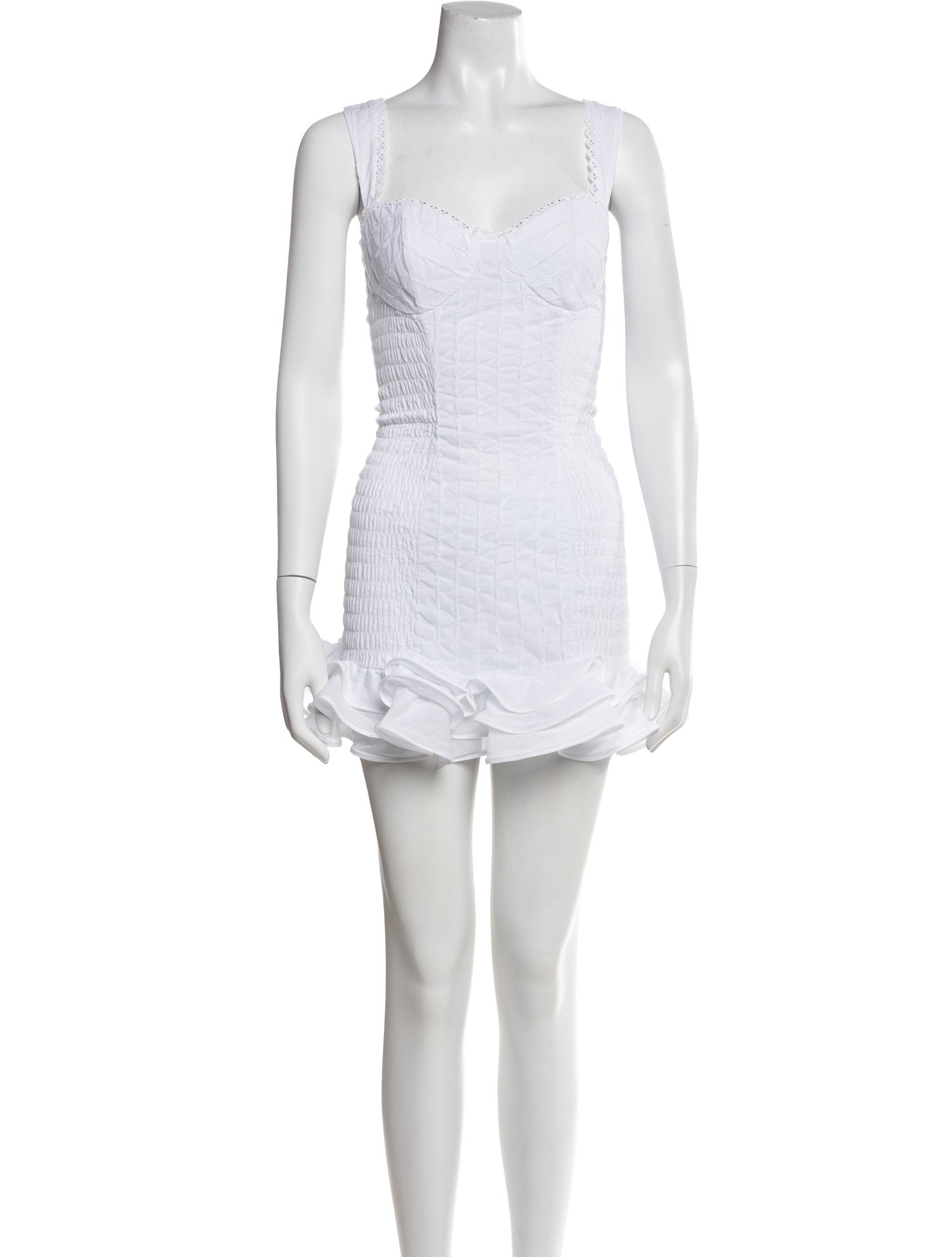 Charo Ruiz Square Neckline Mini Dress