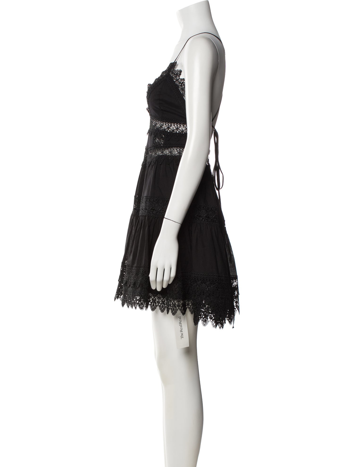 Charo Ruiz V-Neck Mini Dress