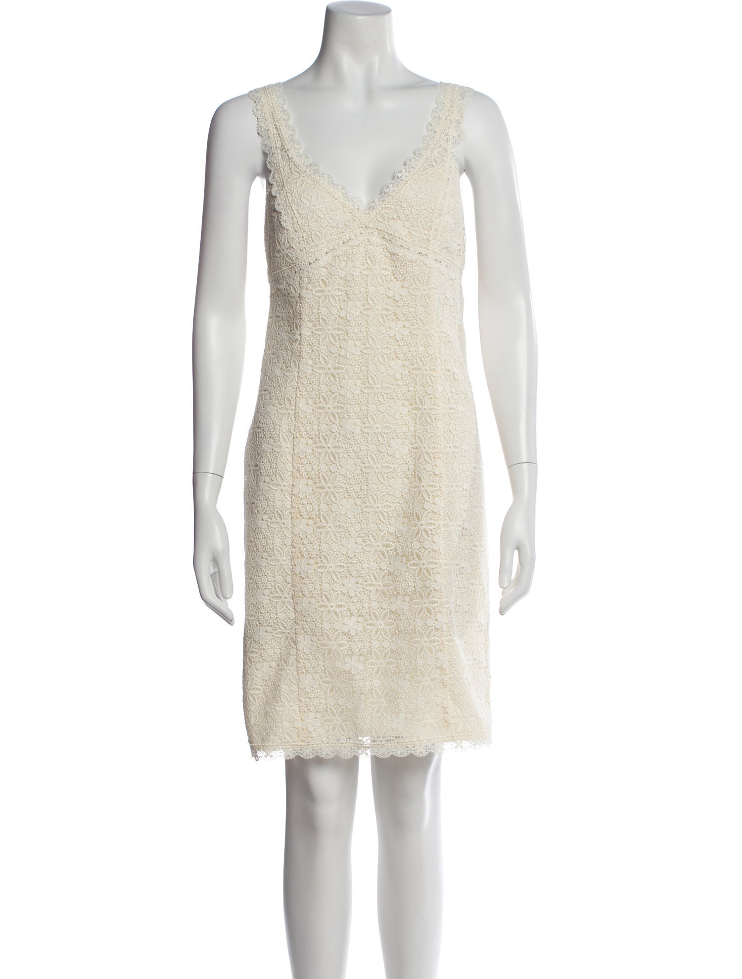 Charo Ruiz V-Neck Knee-Length Dress w/ Tags