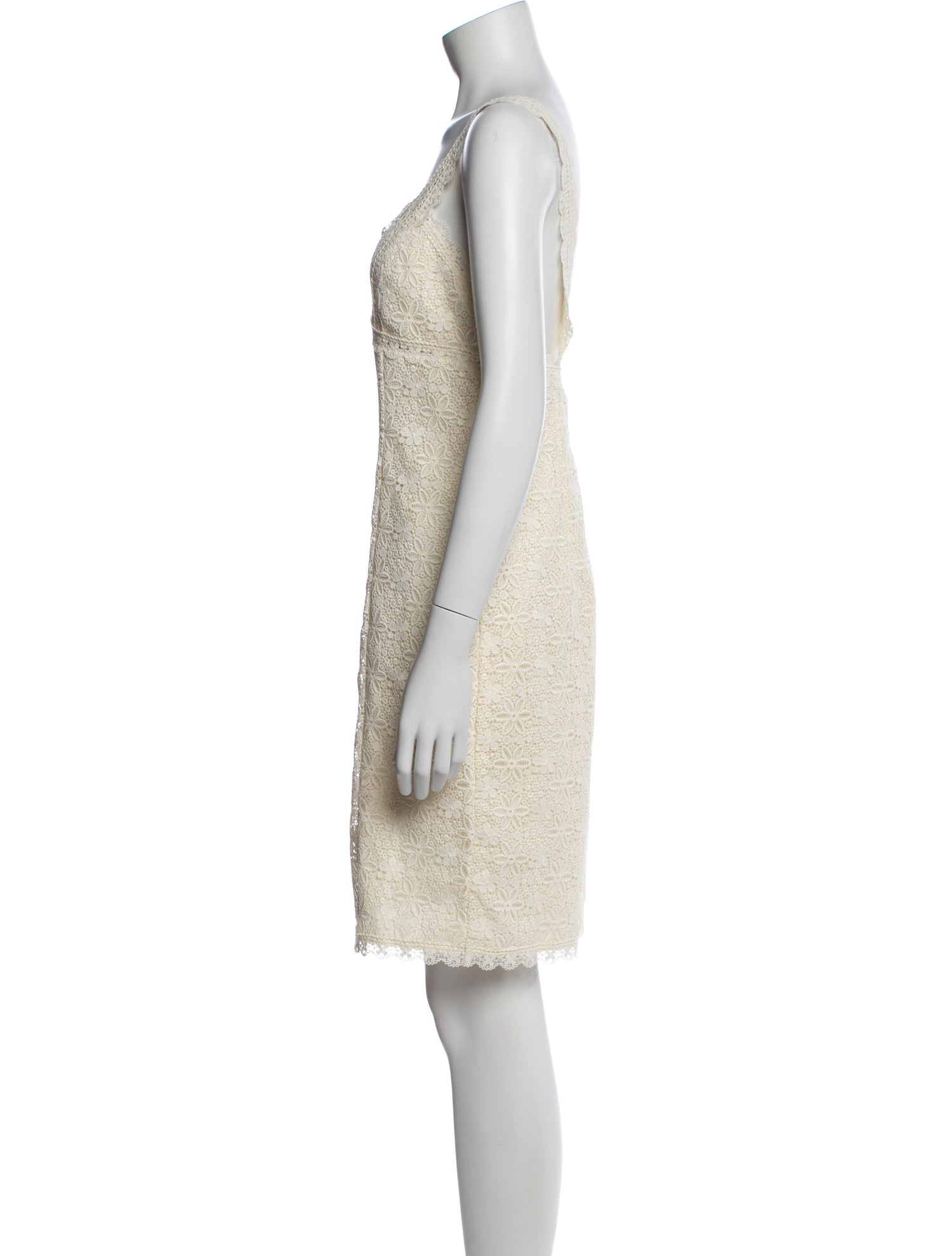 Charo Ruiz V-Neck Knee-Length Dress w/ Tags