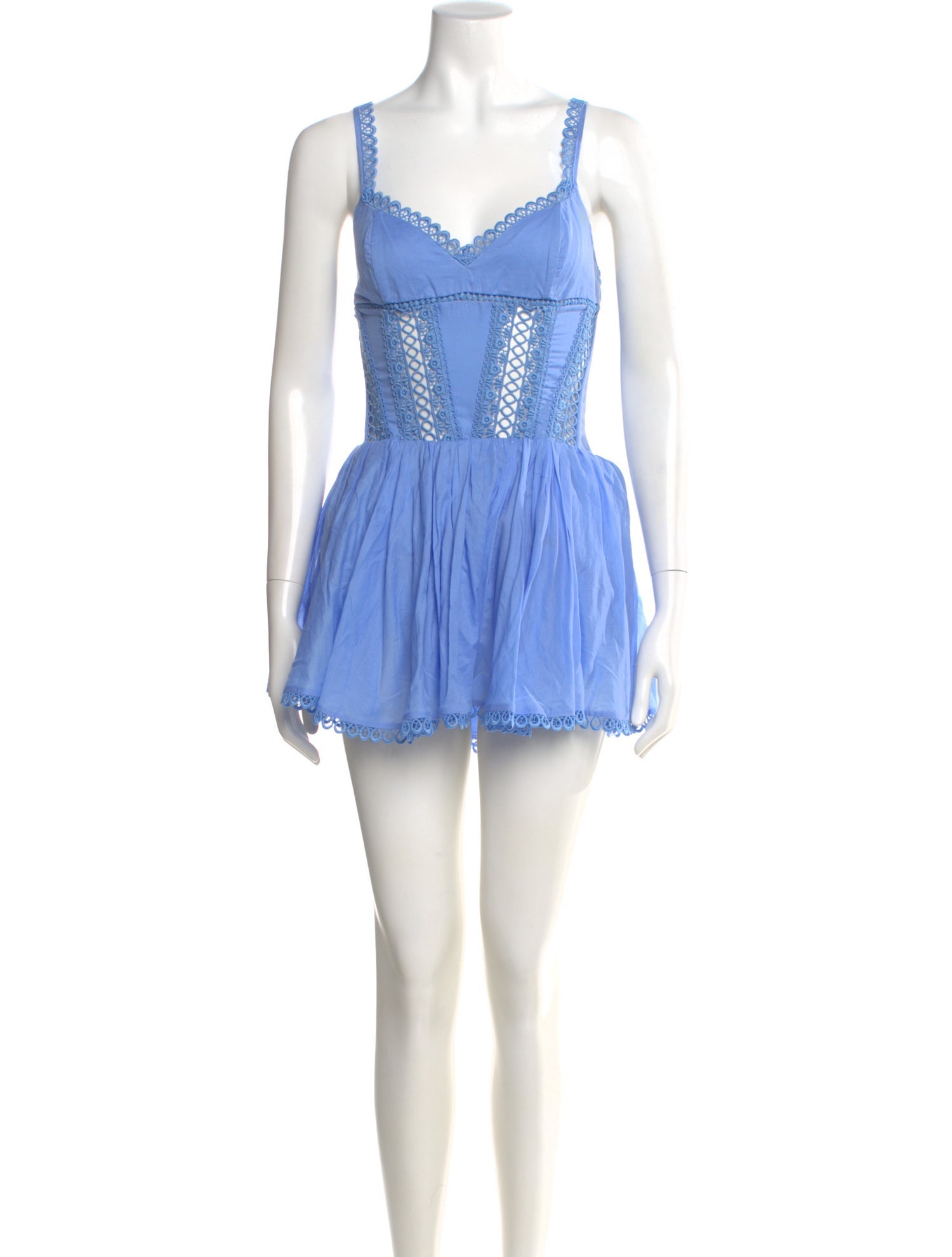 Charo Ruiz V-Neck Mini Dress