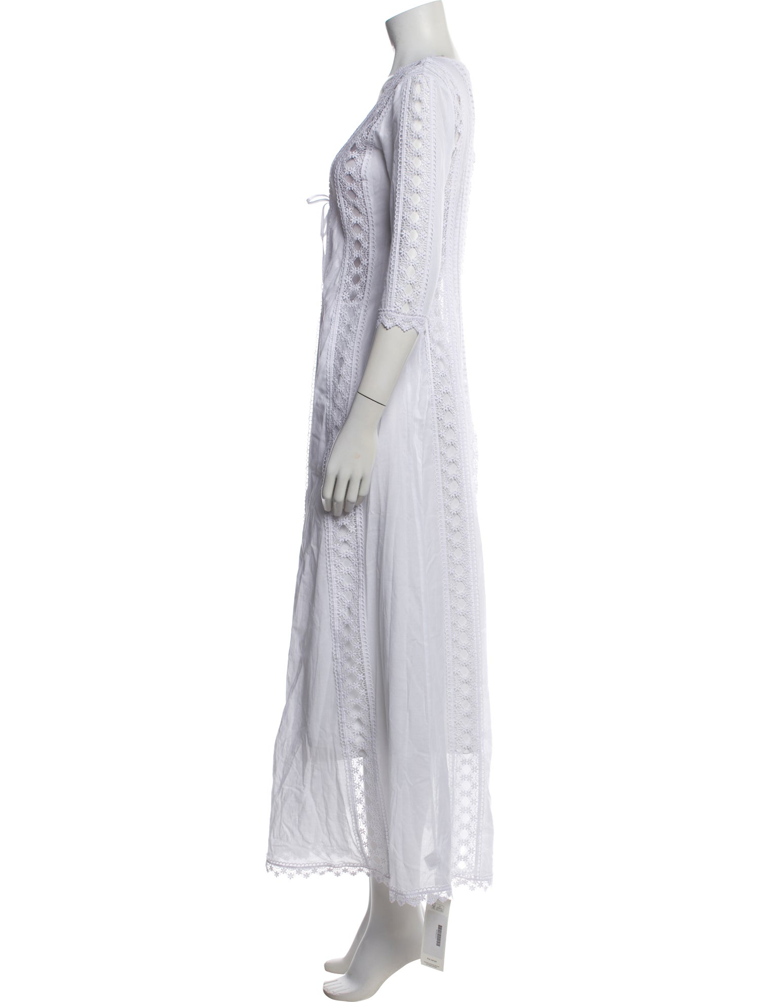 Charo Ruiz Eyelet Trim Robe