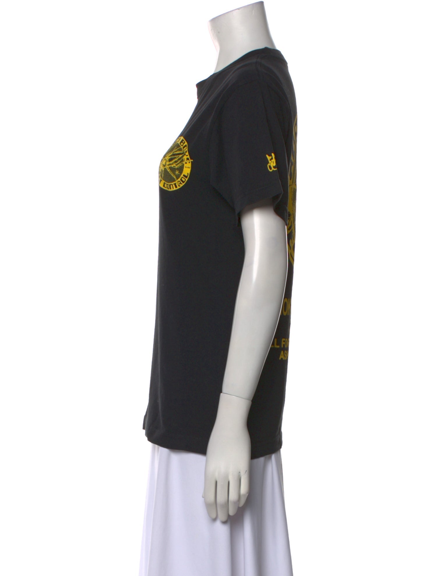 Cherry Los Angeles Graphic Print Crew Neck T-Shirt