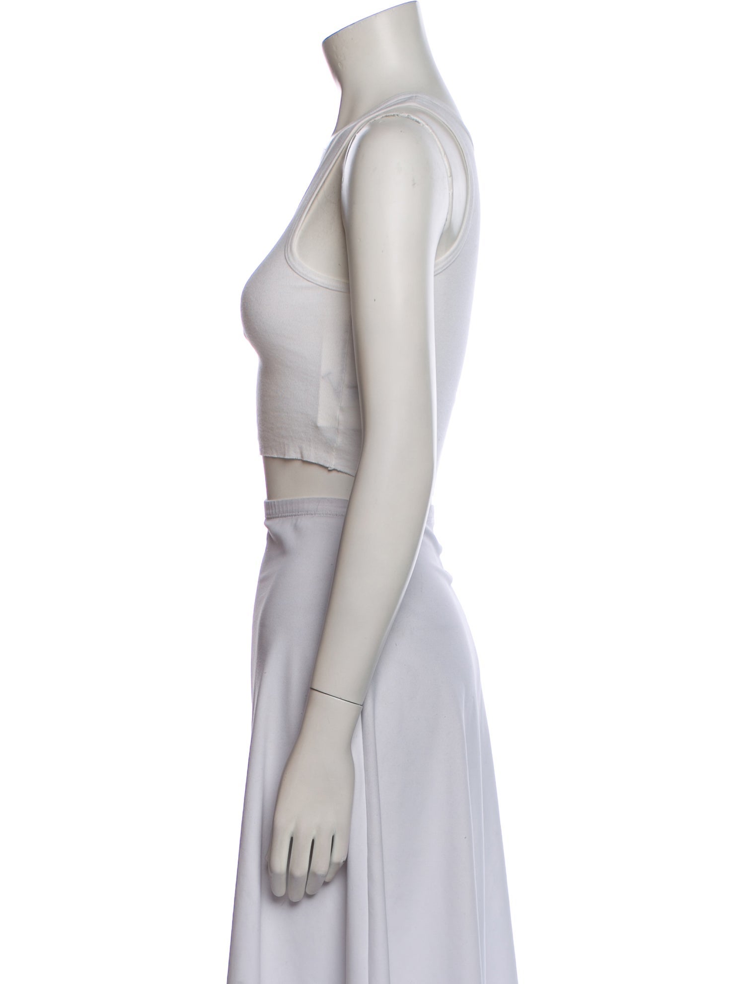 Cherry Los Angeles Graphic Print Scoop Neck Crop Top