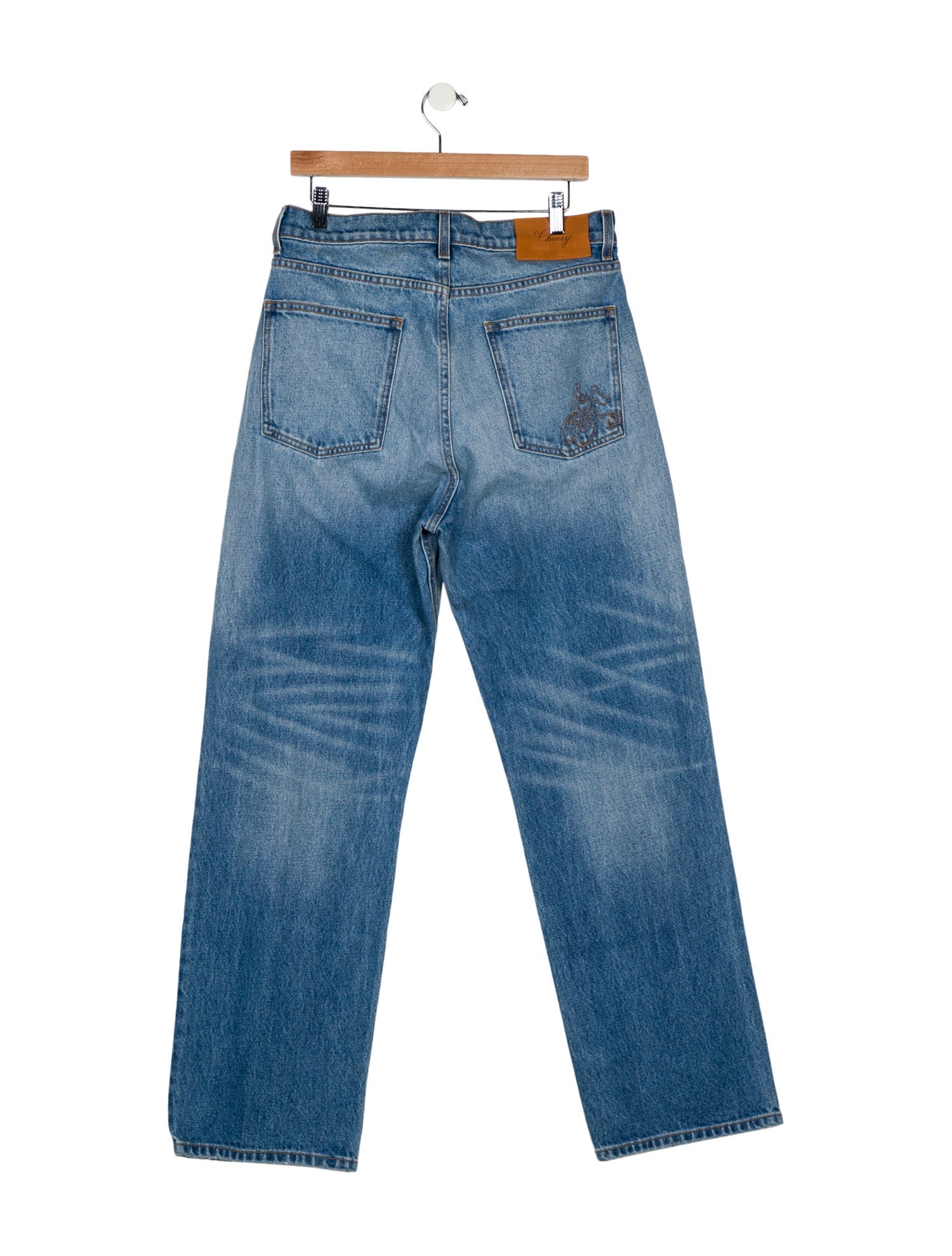 Cherry Los Angeles Straight-Leg Jeans w/ Tags