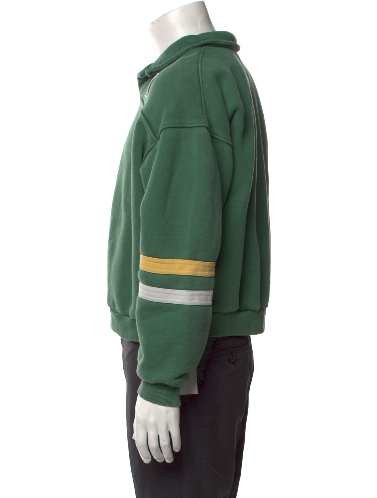 Cherry Los Angeles Graphic Print Collar Polo Sweater