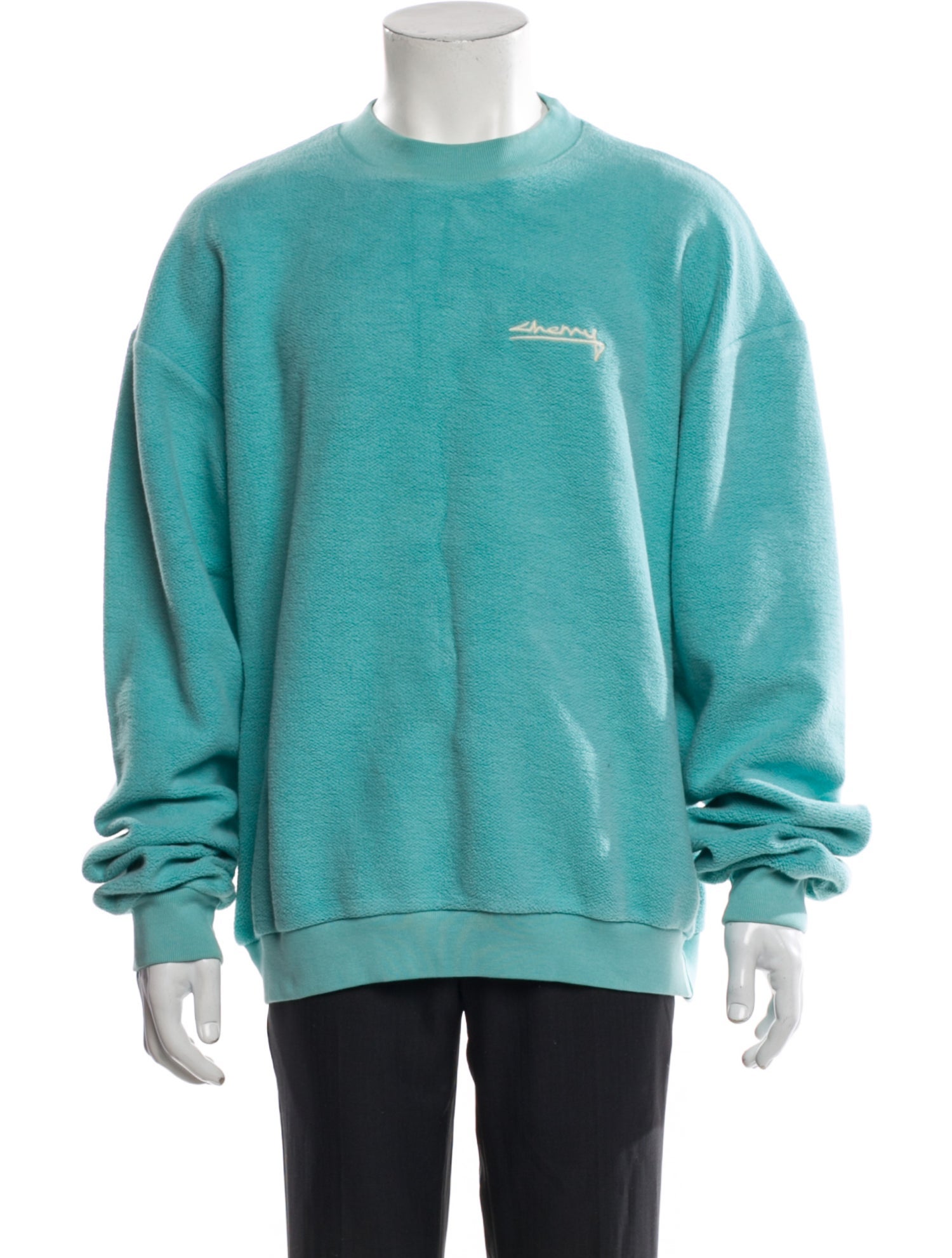 Cherry Los Angeles Graphic Print Crew Neck Sweatshirt