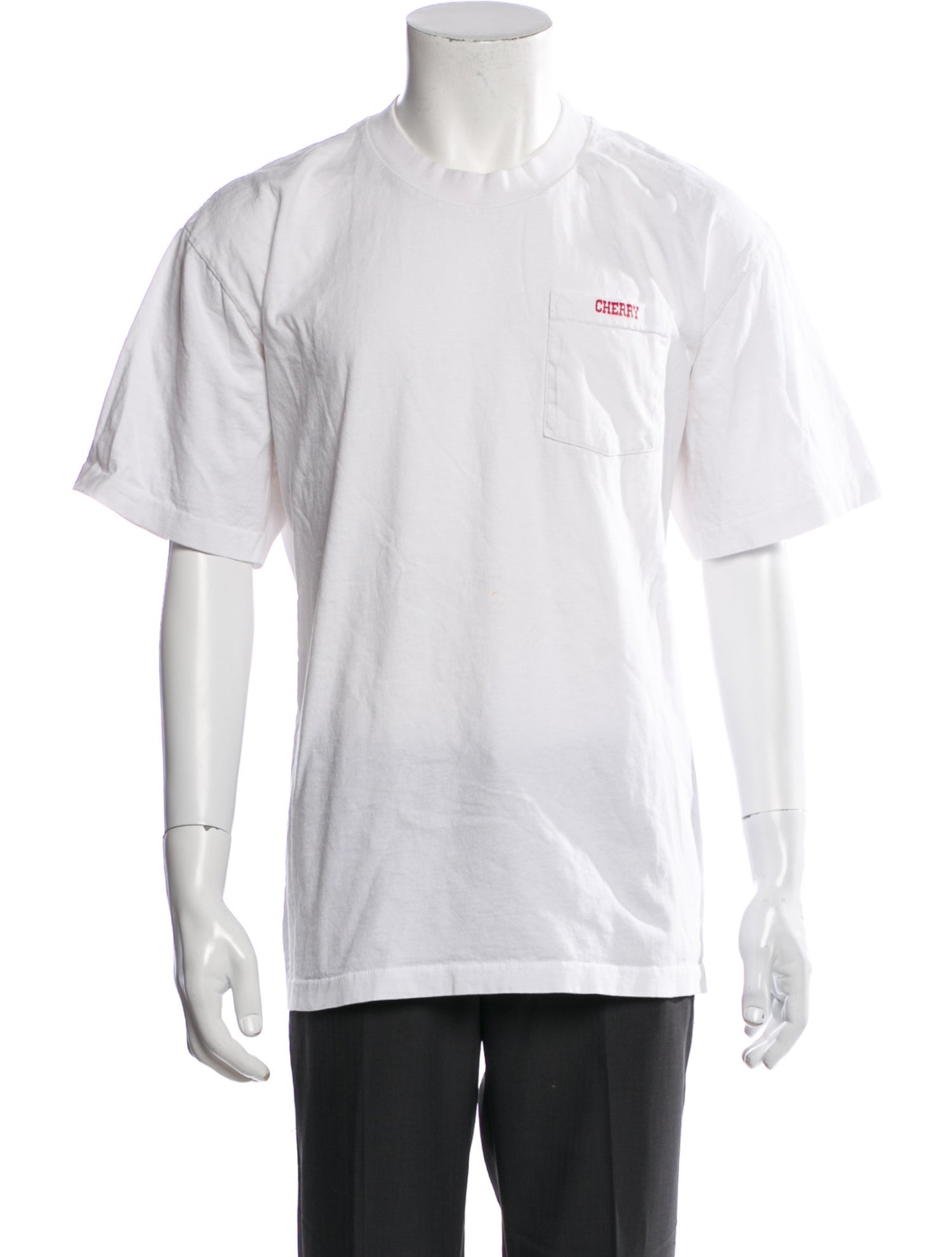 Cherry Los Angeles Graphic Print Crew Neck T-Shirt