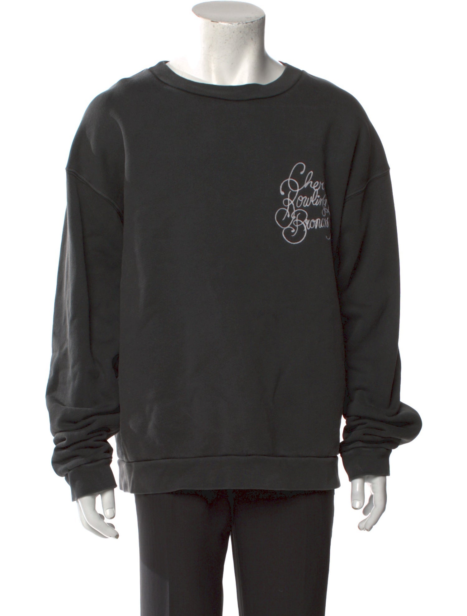Cherry Los Angeles Graphic Print Crew Neck Sweatshirt