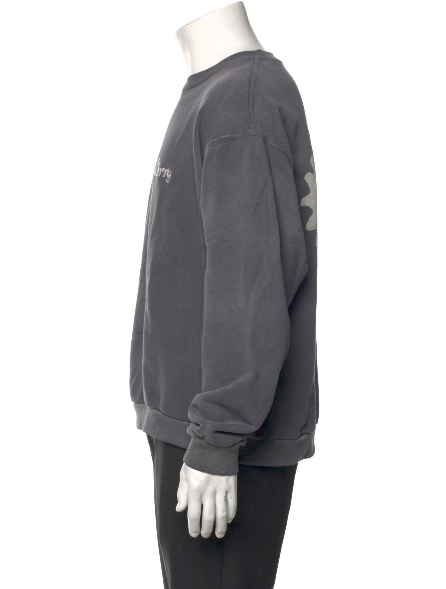 Cherry Los Angeles Graphic Print Crew Neck Sweatshirt